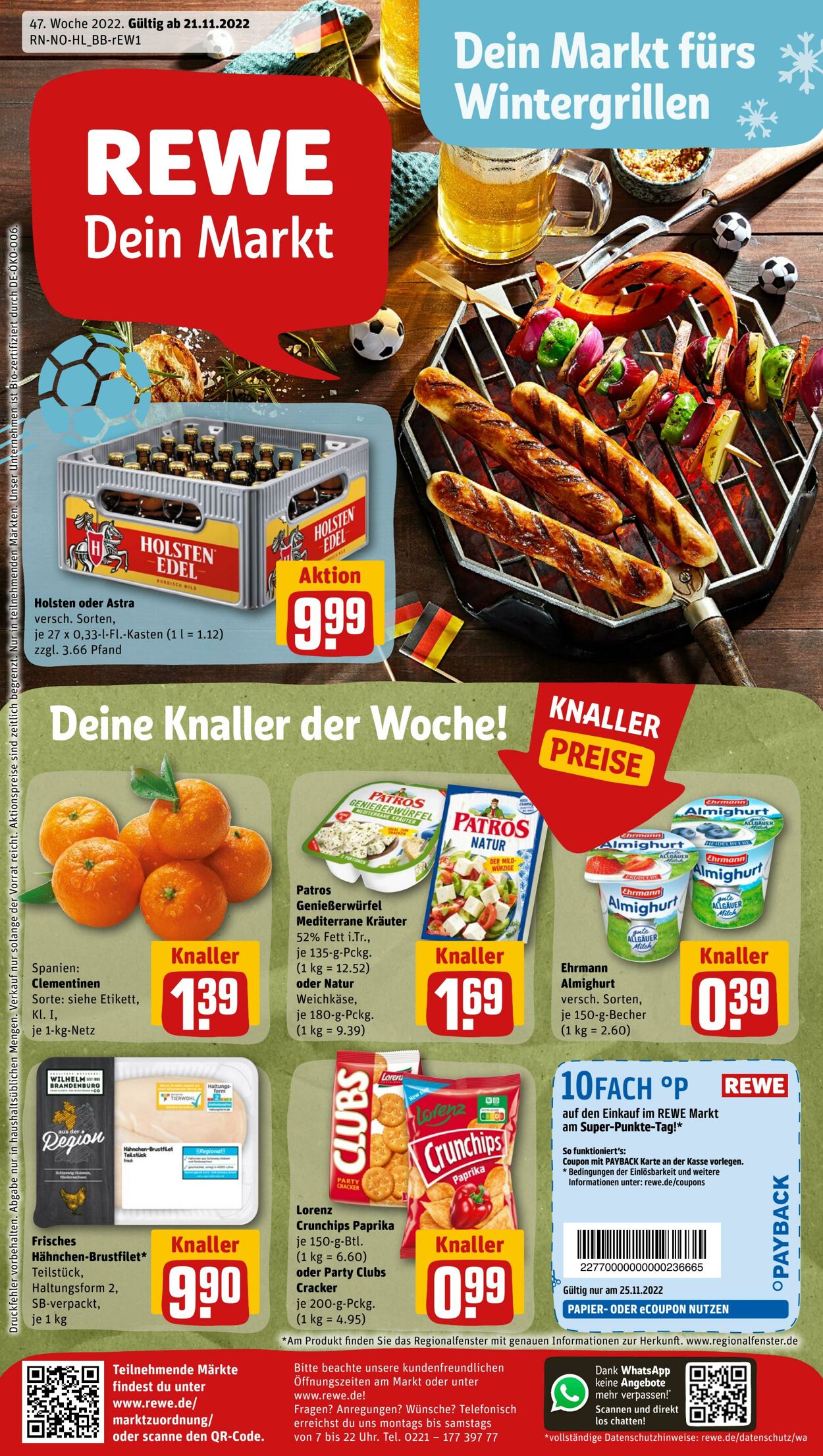 Prospekt Rewe 21.11.2022 - 26.11.2022