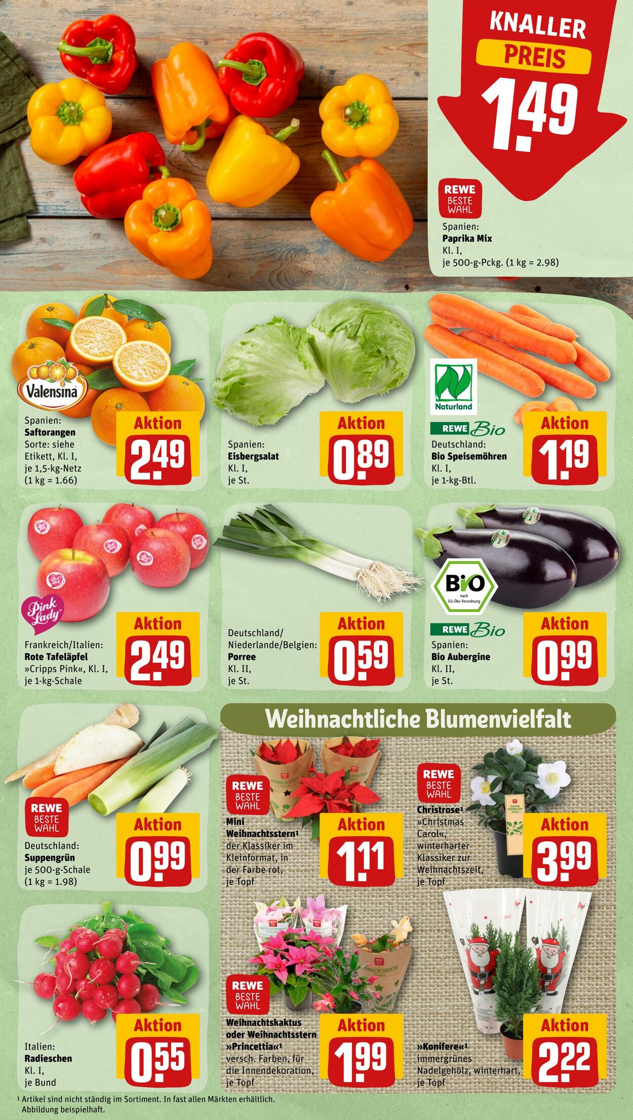 Prospekt Rewe 21.11.2022 - 26.11.2022