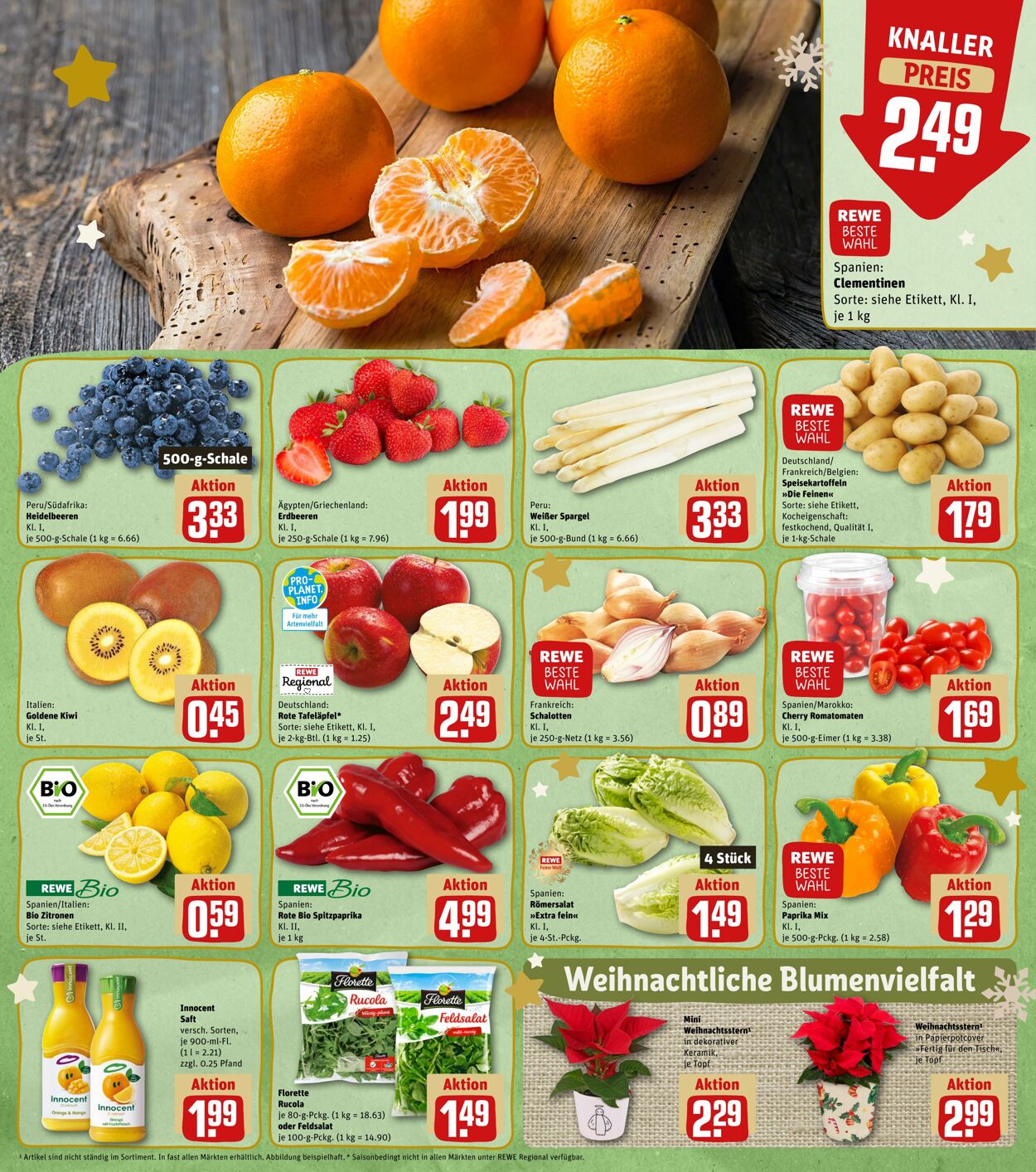 Prospekt Rewe 19.12.2022 - 24.12.2022