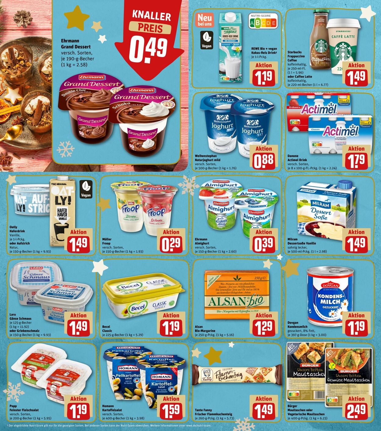 Prospekt Rewe 19.12.2022 - 24.12.2022