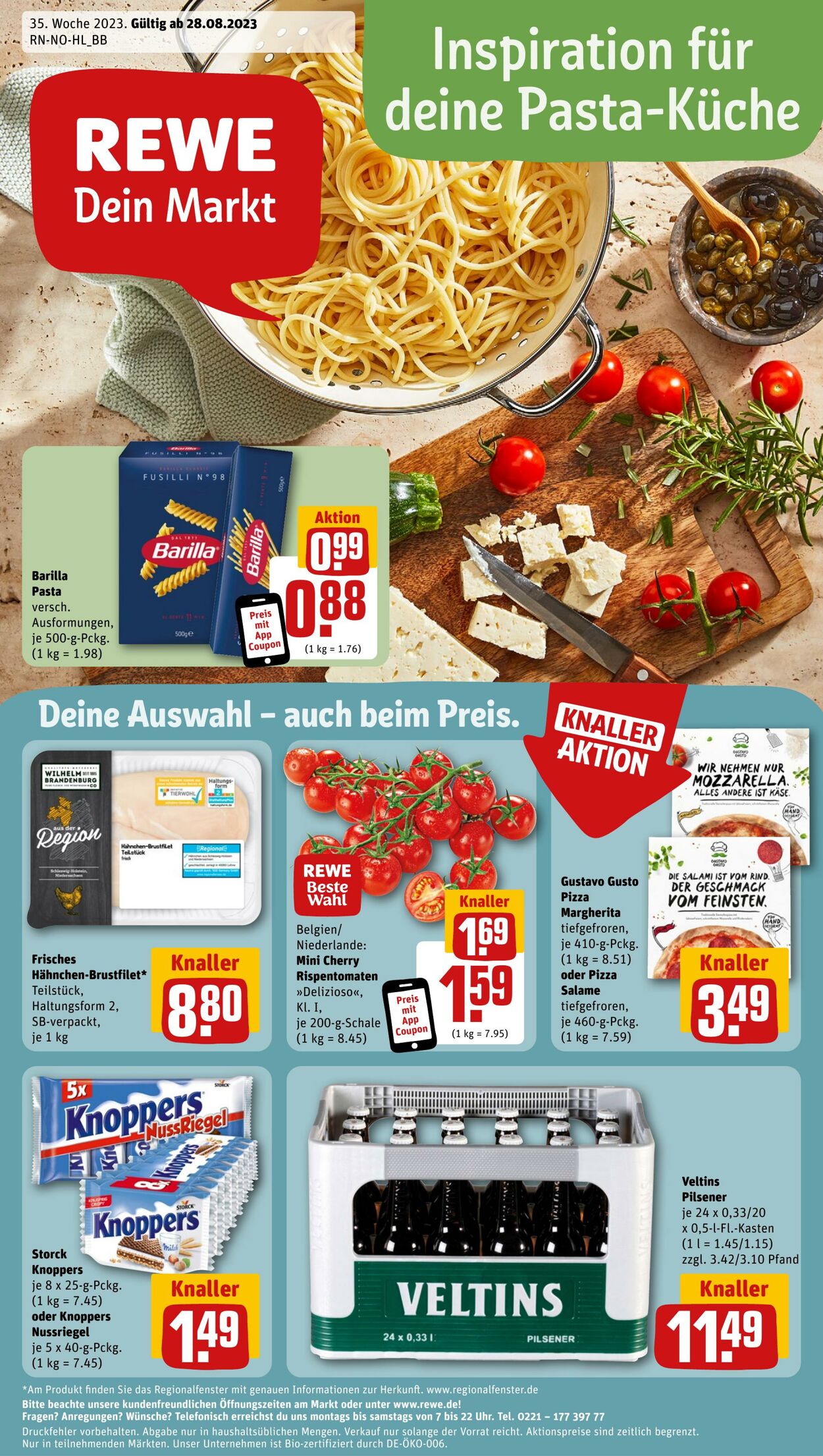 Prospekt Rewe 27.08.2023 - 02.09.2023