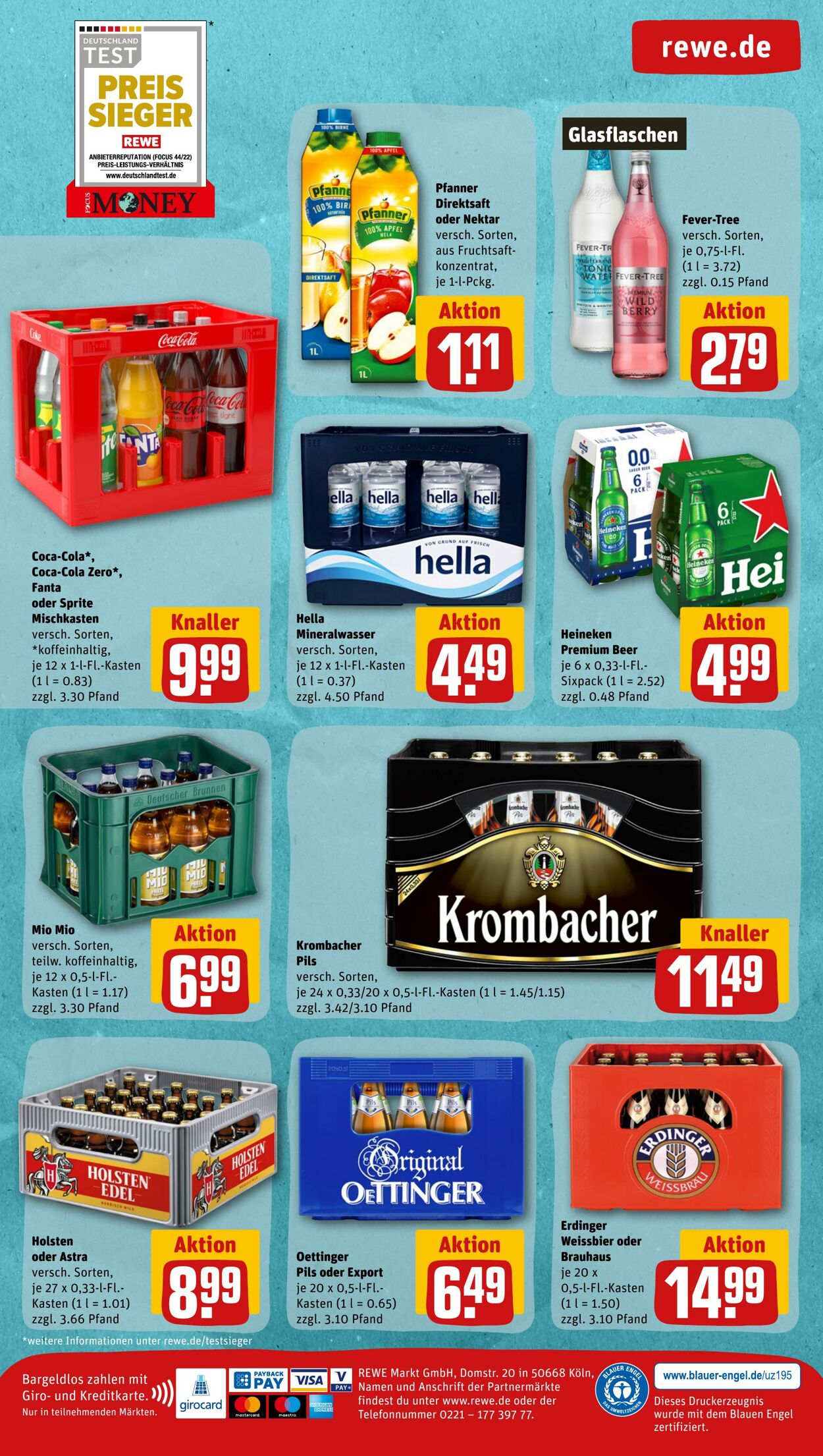 Prospekt Rewe 20.02.2023 - 25.02.2023