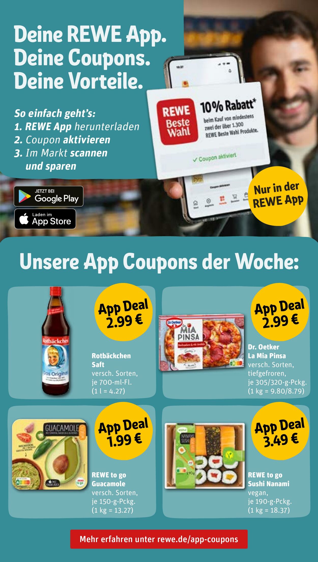 Prospekt Rewe 30.01.2023 - 04.02.2023