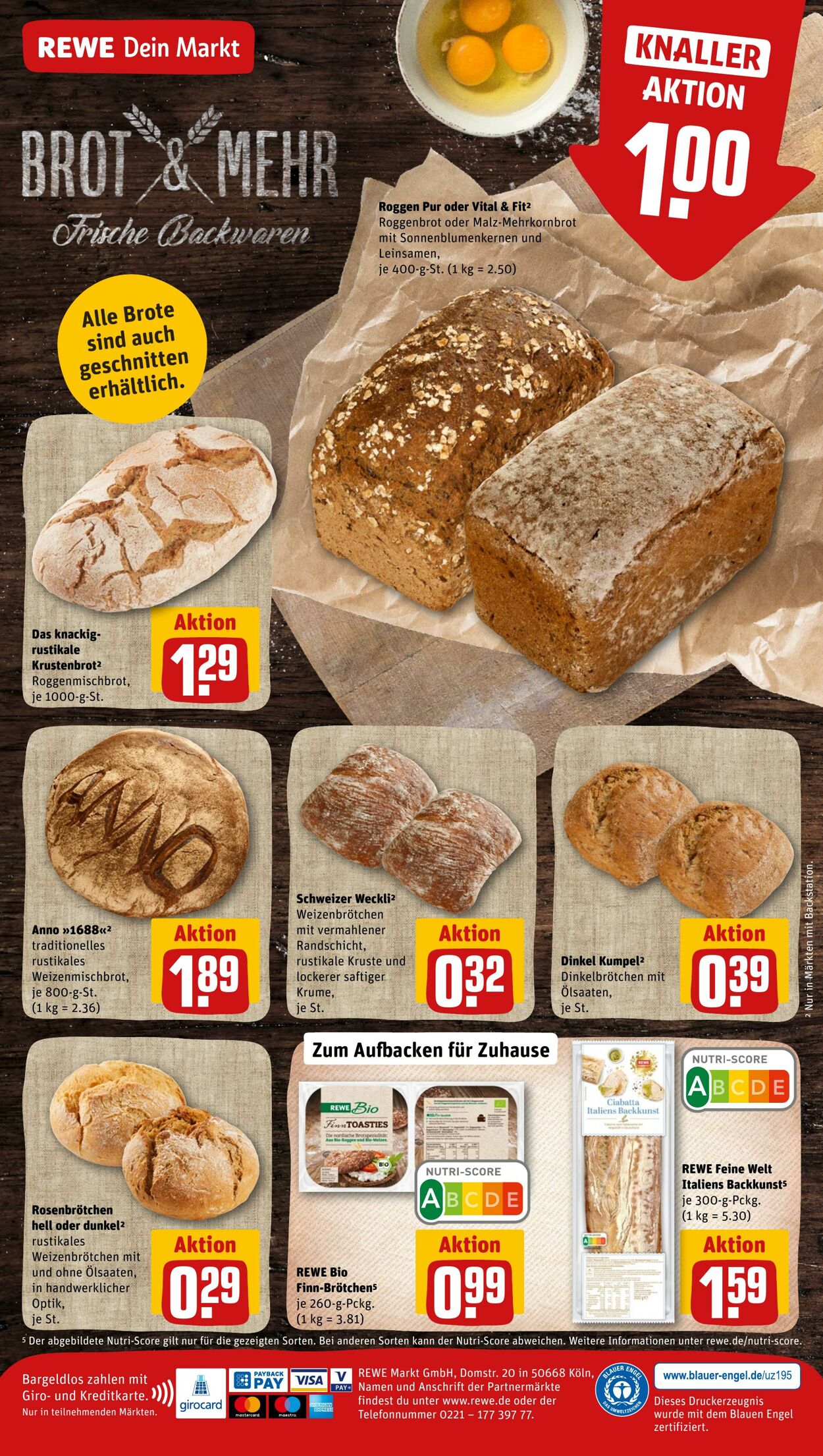 Prospekt Rewe 20.03.2023 - 25.03.2023