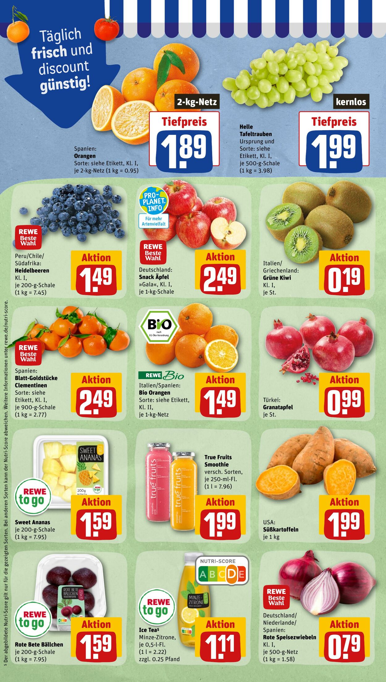 Prospekt Rewe 02.01.2023 - 07.01.2023