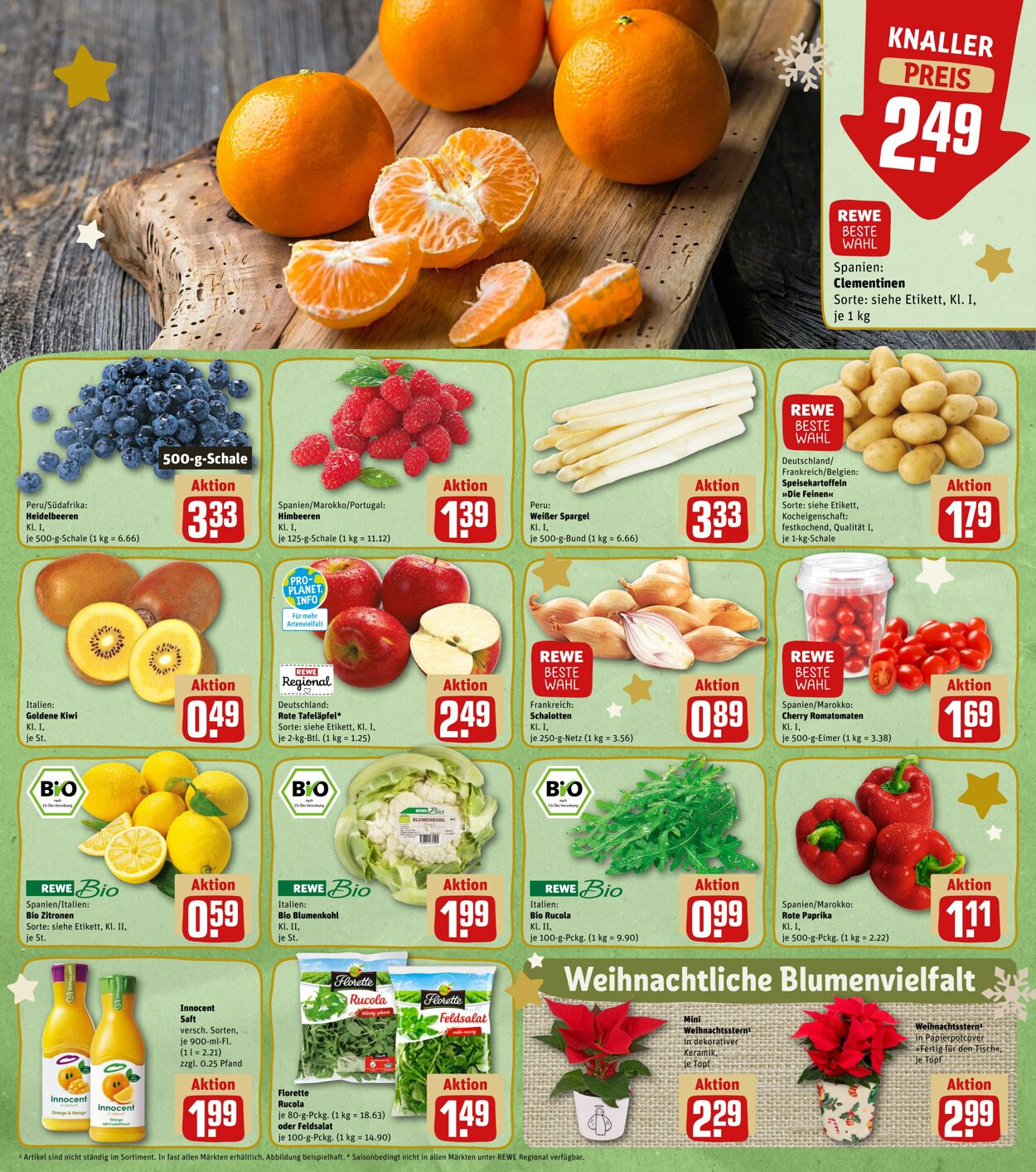 Prospekt Rewe 19.12.2022 - 24.12.2022