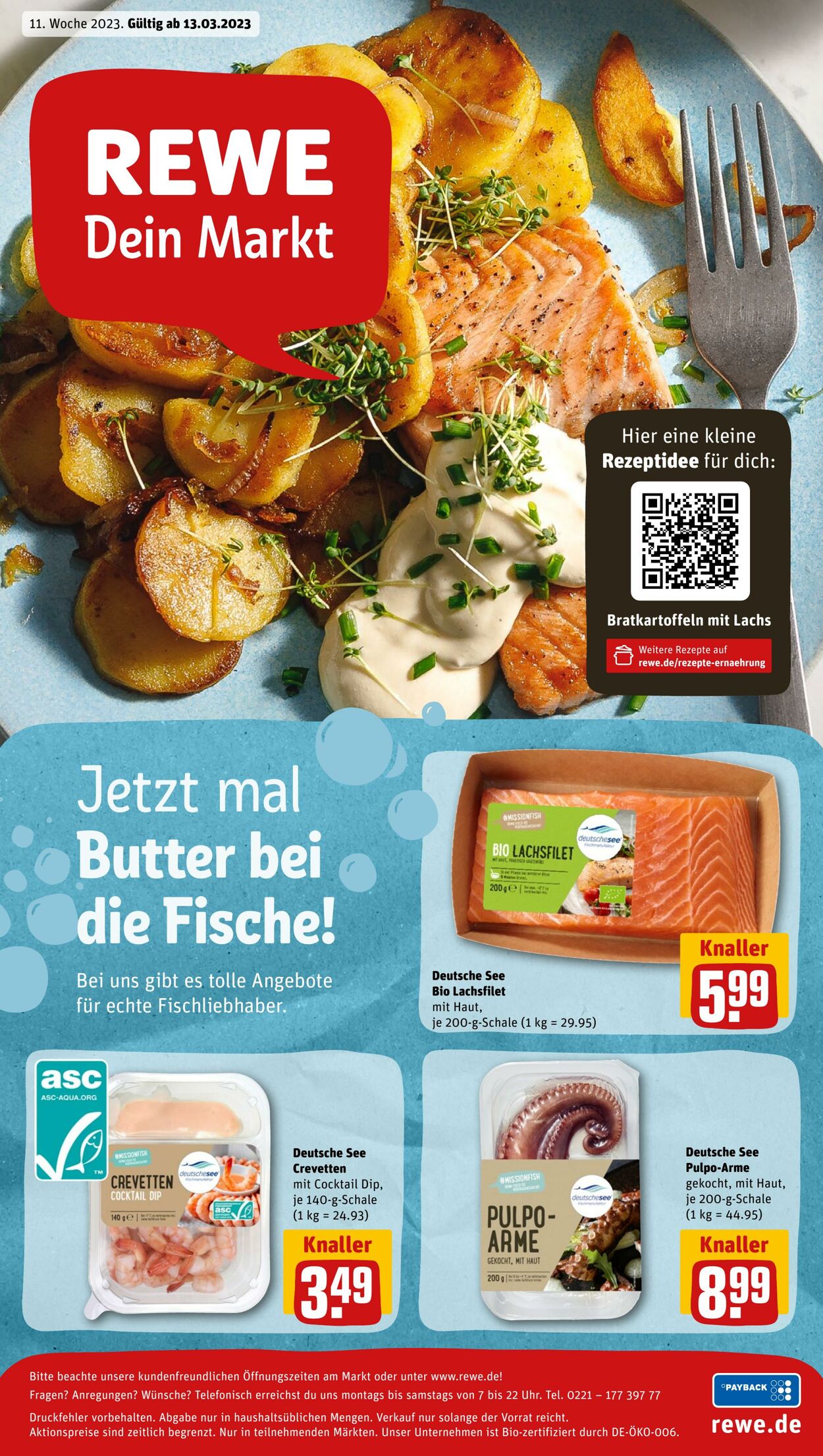 Prospekt Rewe 13.03.2023 - 18.03.2023