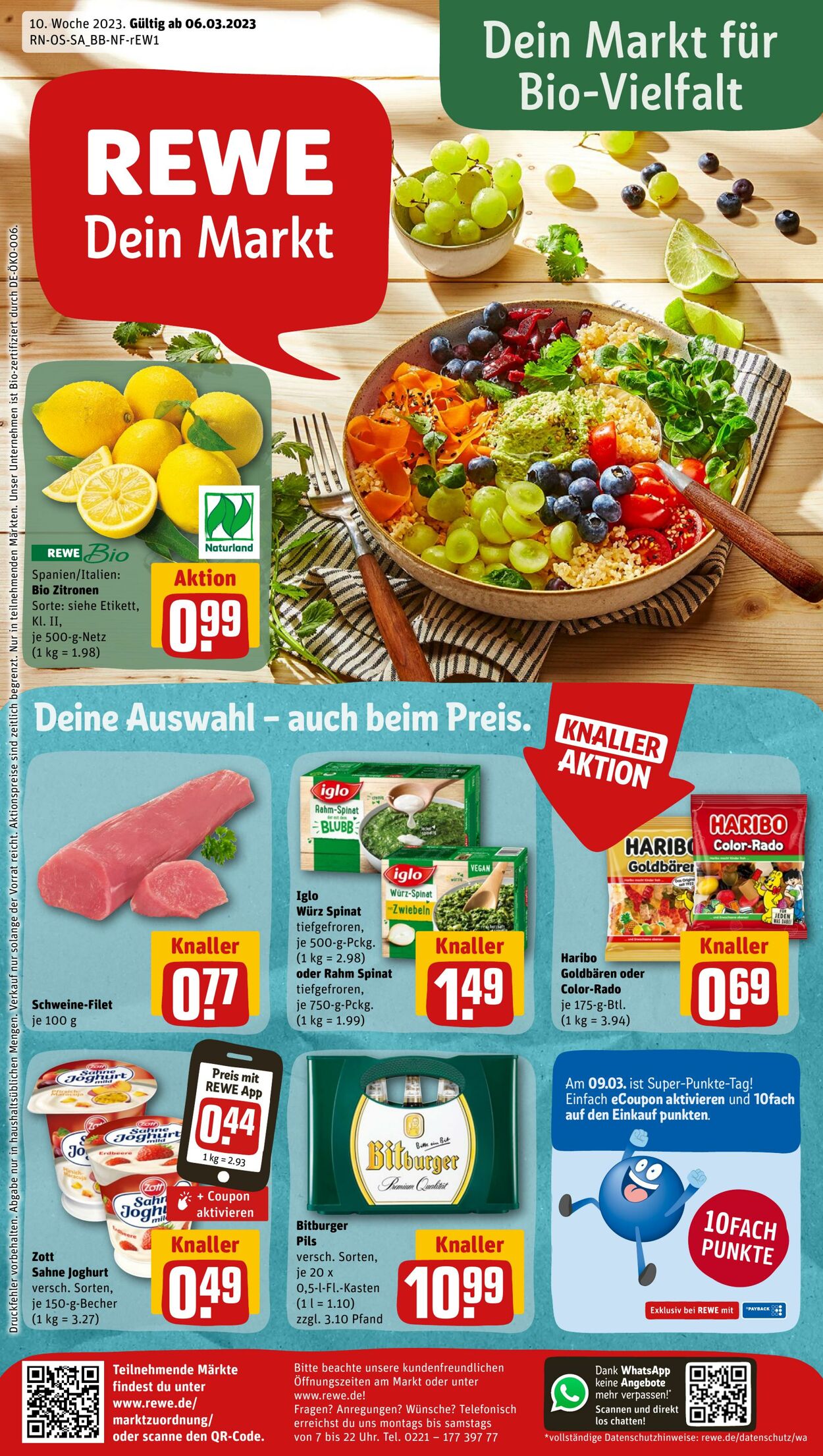 Prospekt Rewe 06.03.2023 - 11.03.2023