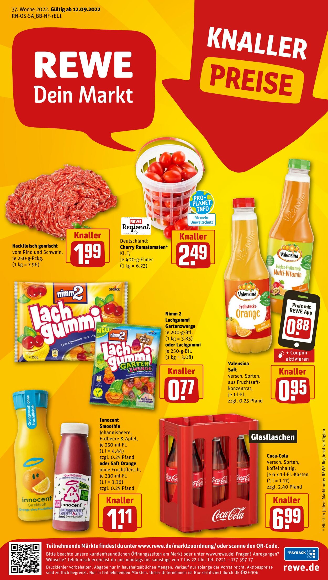 Prospekt Rewe 12.09.2022 - 17.09.2022