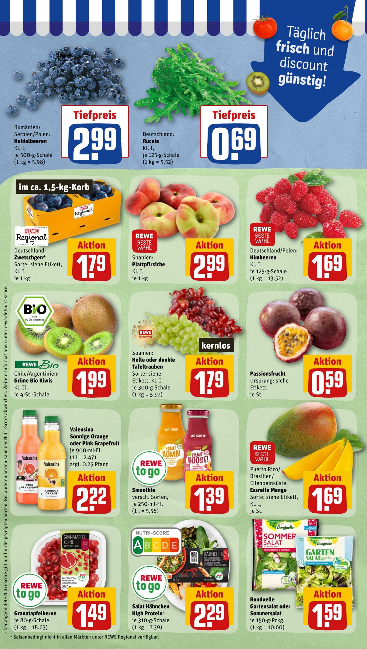 Prospekt Rewe 15.08.2022 - 20.08.2022