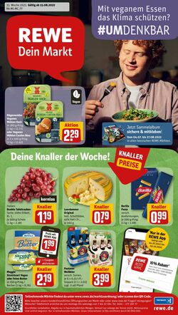 Prospekt Rewe 15.08.2022 - 20.08.2022