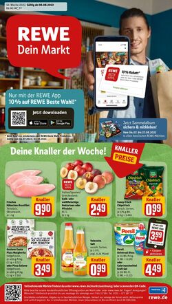 Prospekt Rewe 08.08.2022 - 13.08.2022