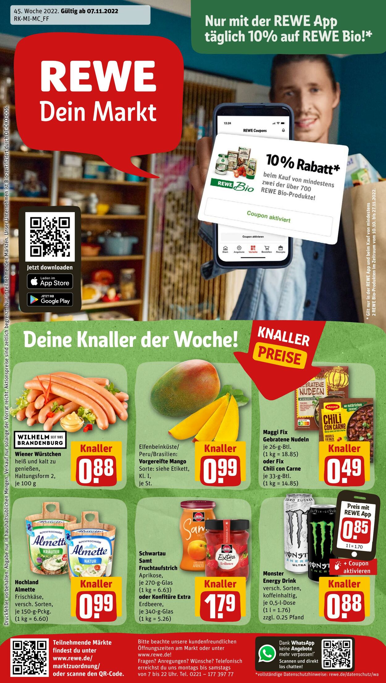 Prospekt Rewe 07.11.2022 - 12.11.2022