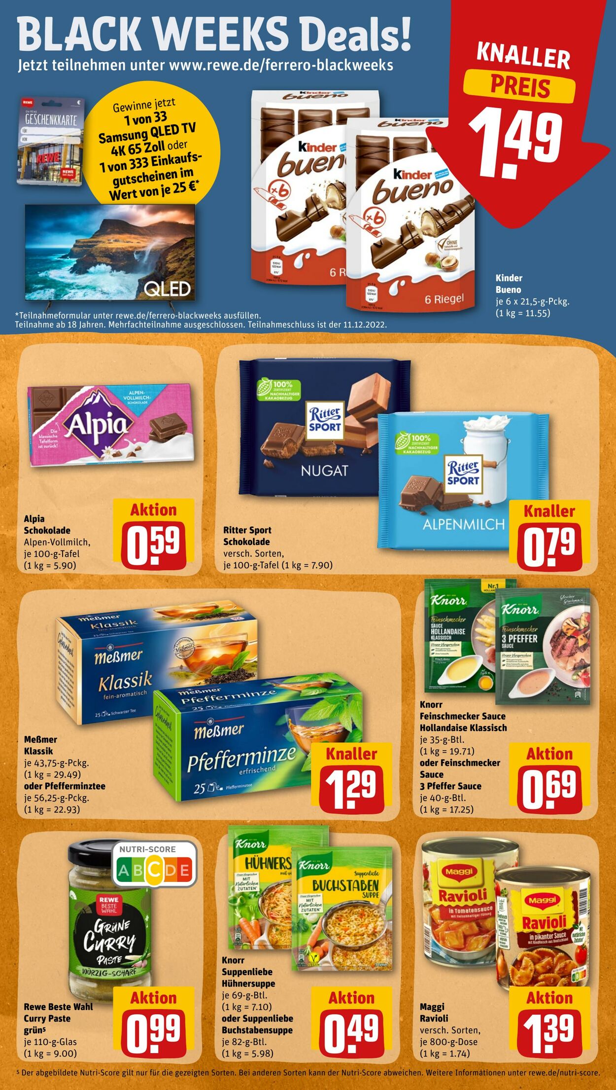 Prospekt Rewe 14.11.2022 - 19.11.2022