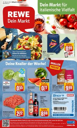 Prospekt Rewe 11.07.2022 - 16.07.2022