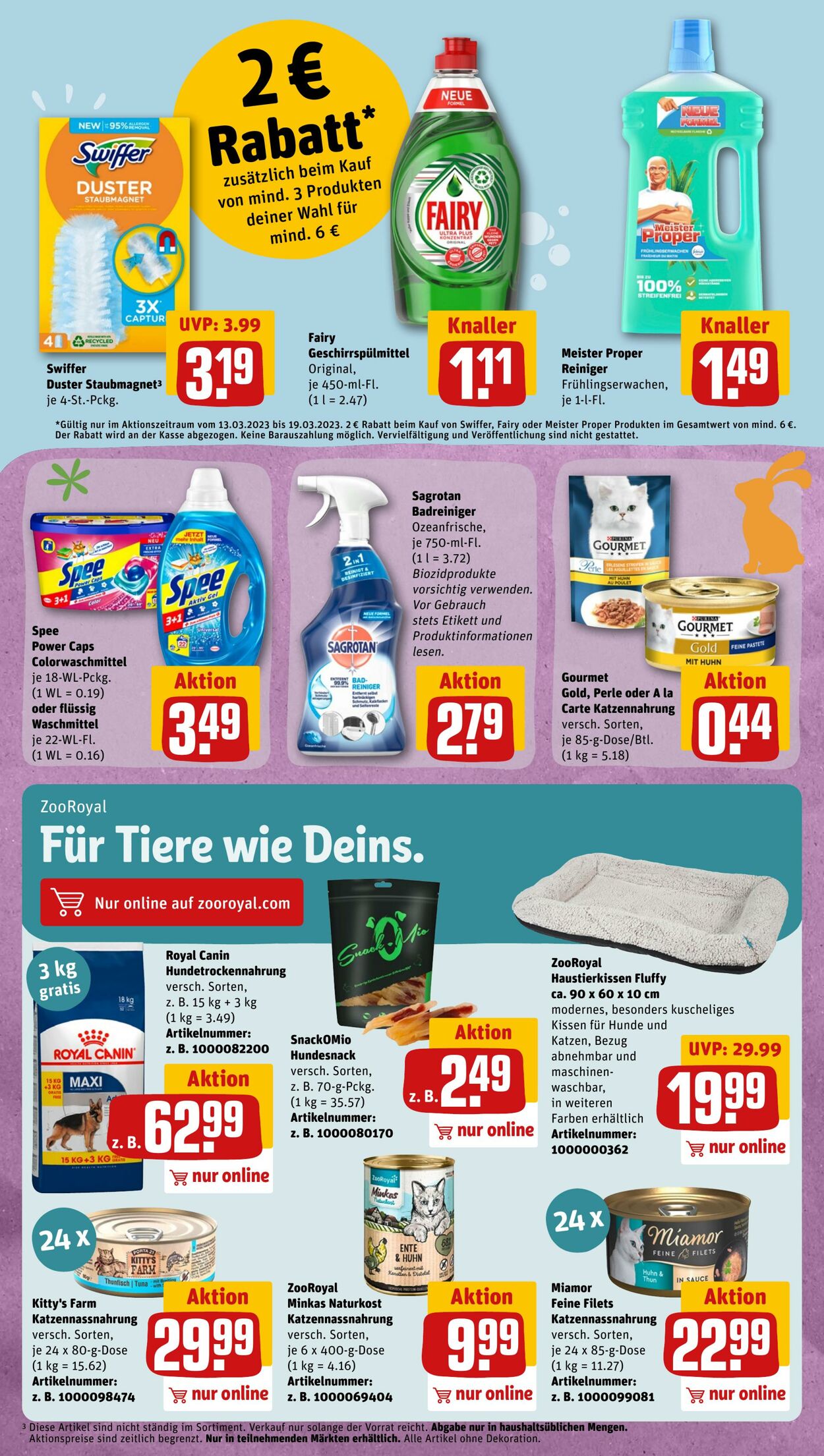 Prospekt Rewe 13.03.2023 - 18.03.2023