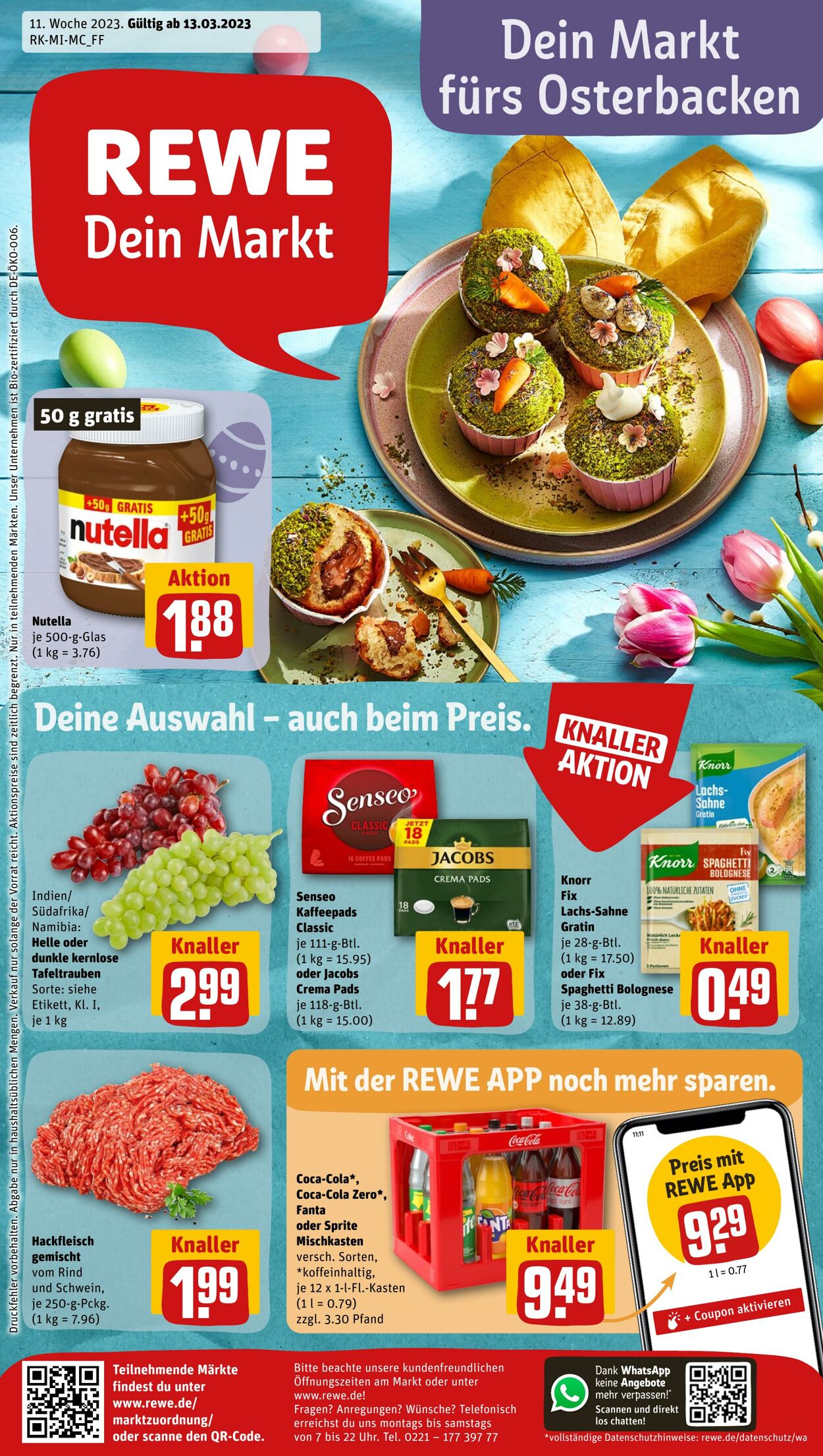 Prospekt Rewe 13.03.2023 - 18.03.2023