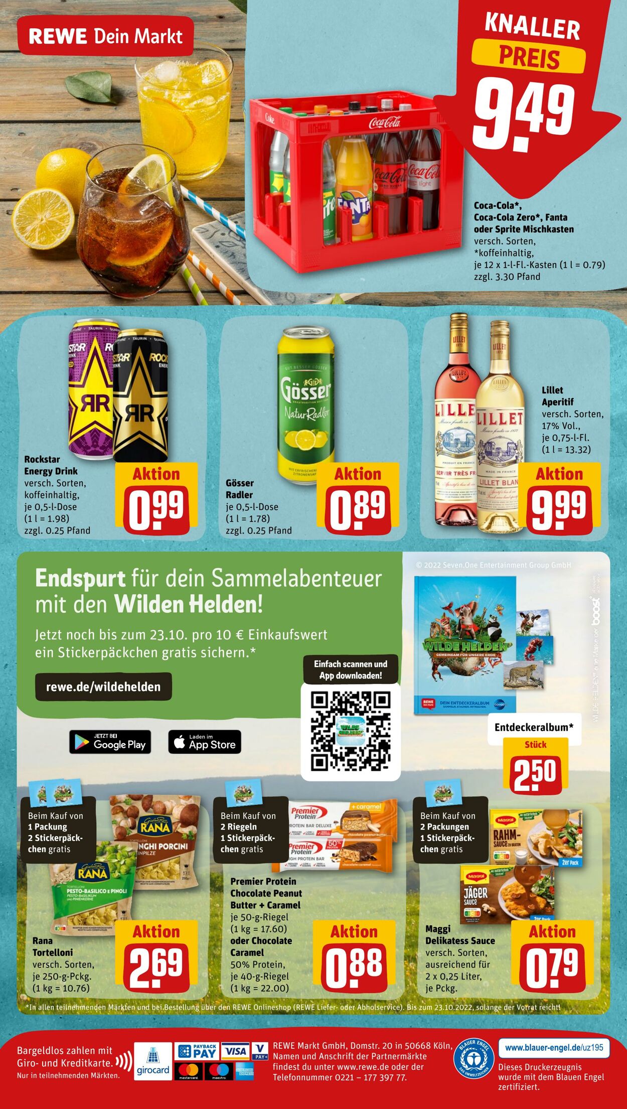 Prospekt Rewe 17.10.2022 - 22.10.2022