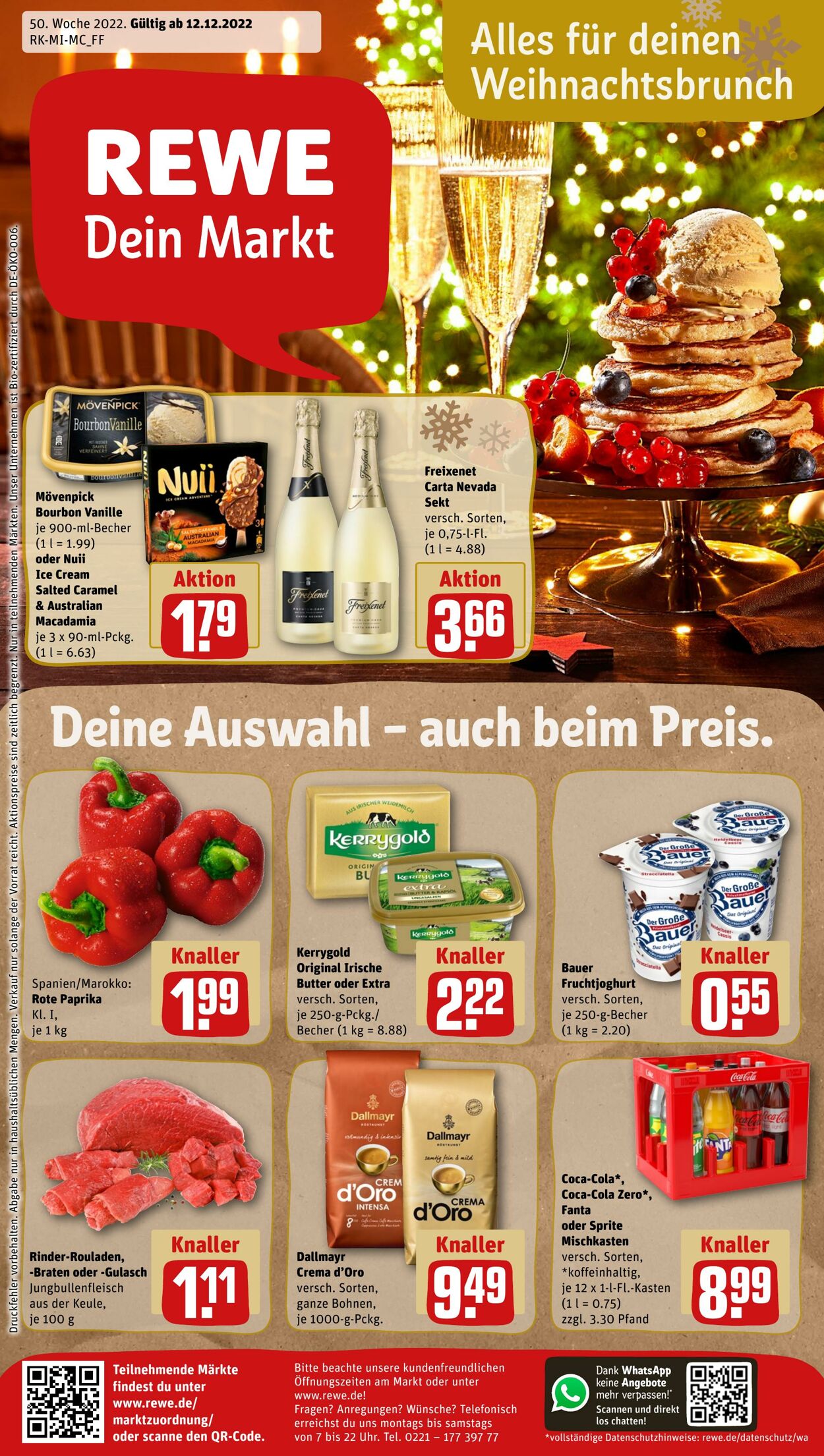 Prospekt Rewe 12.12.2022 - 17.12.2022