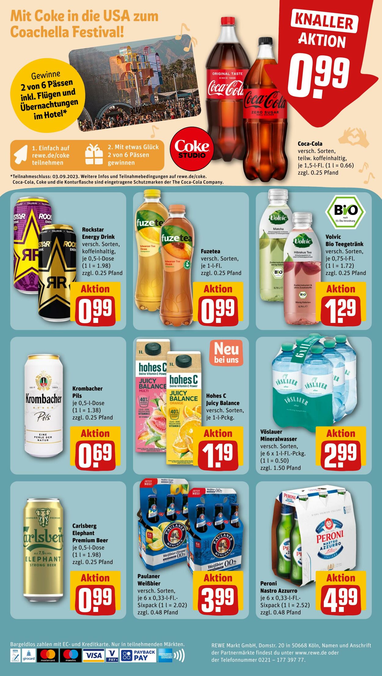 Prospekt Rewe 28.08.2023 - 02.09.2023