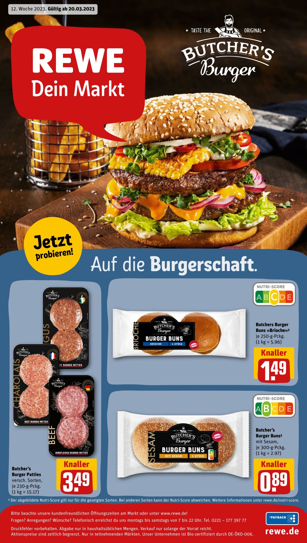 Prospekt Rewe 20.03.2023 - 25.03.2023