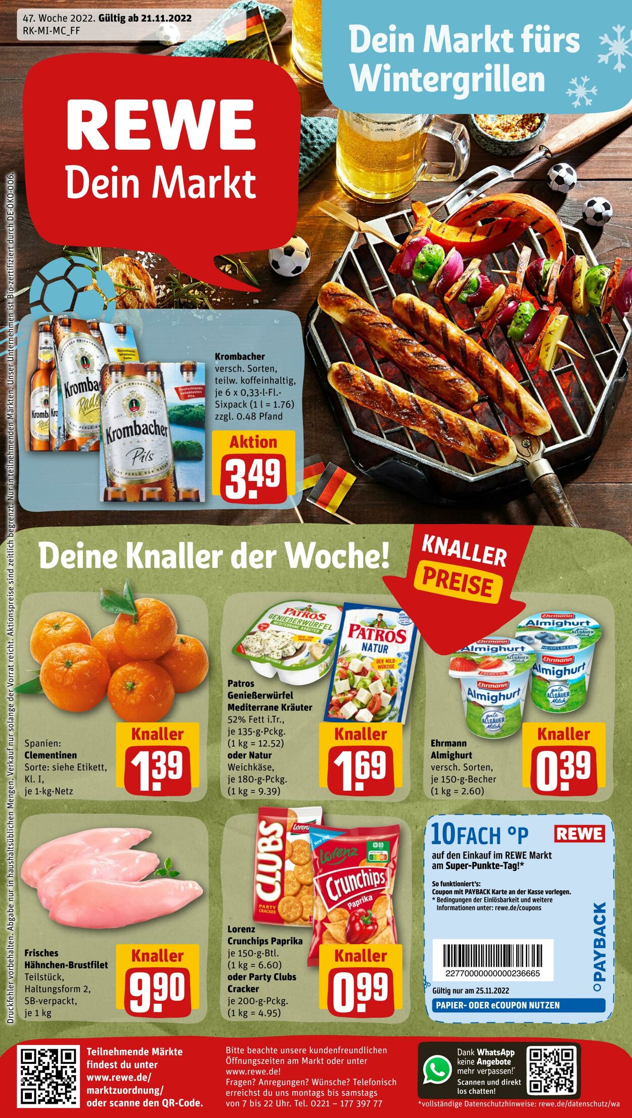 Prospekt Rewe 21.11.2022 - 26.11.2022