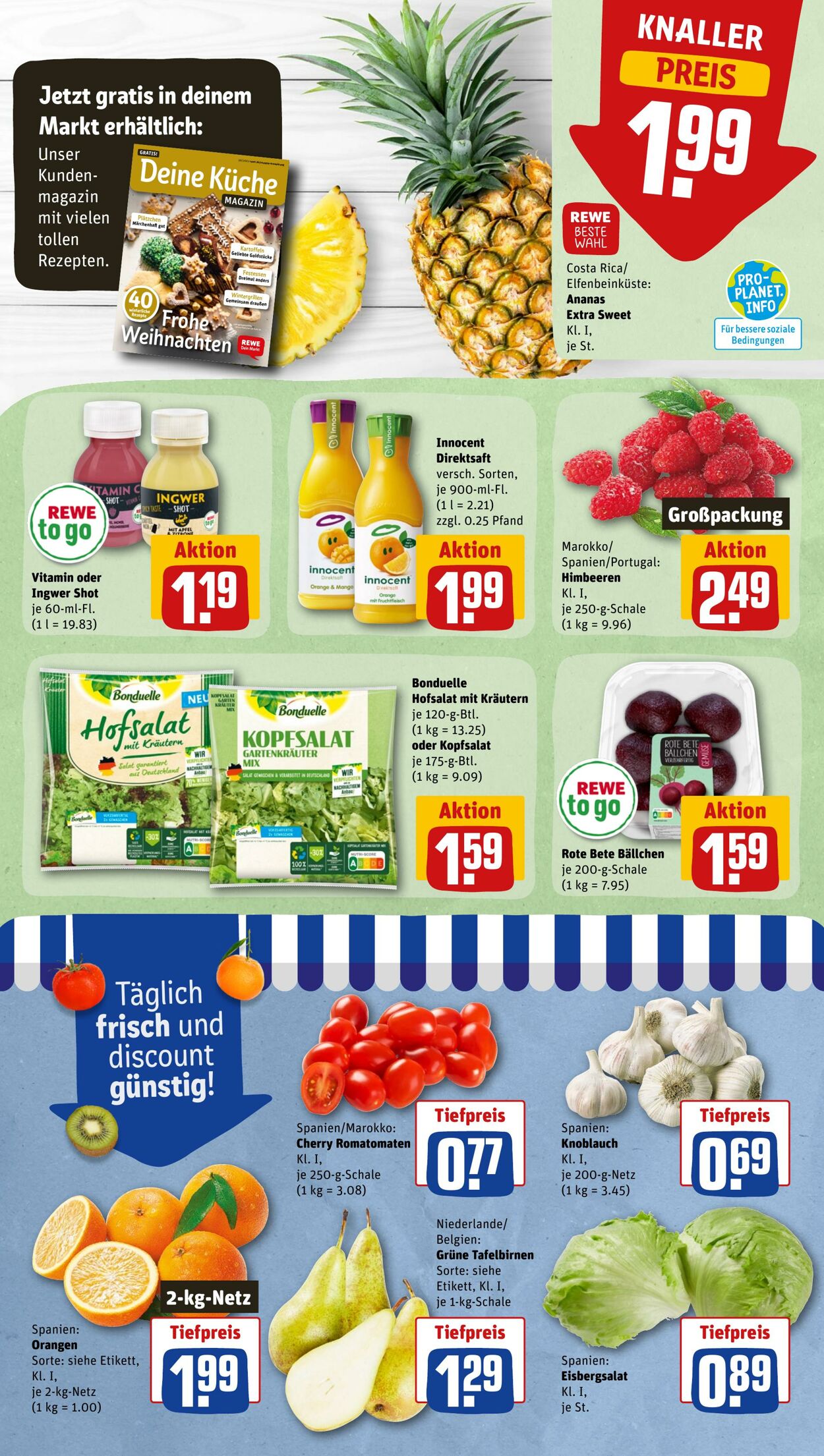 Prospekt Rewe 21.11.2022 - 26.11.2022