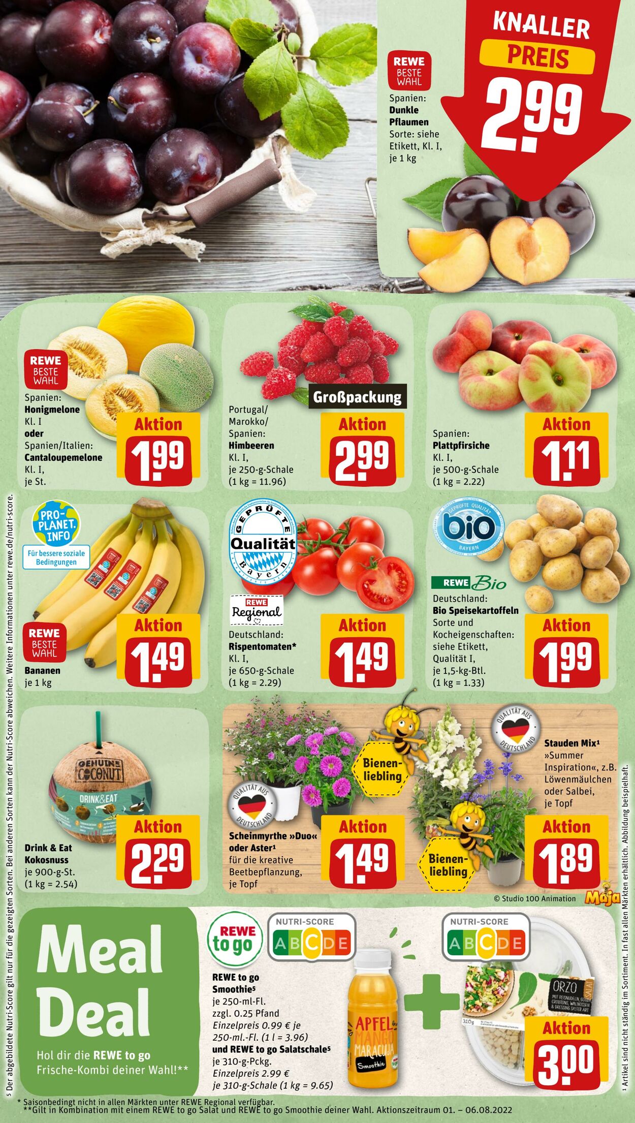 Prospekt Rewe 01.08.2022 - 06.08.2022