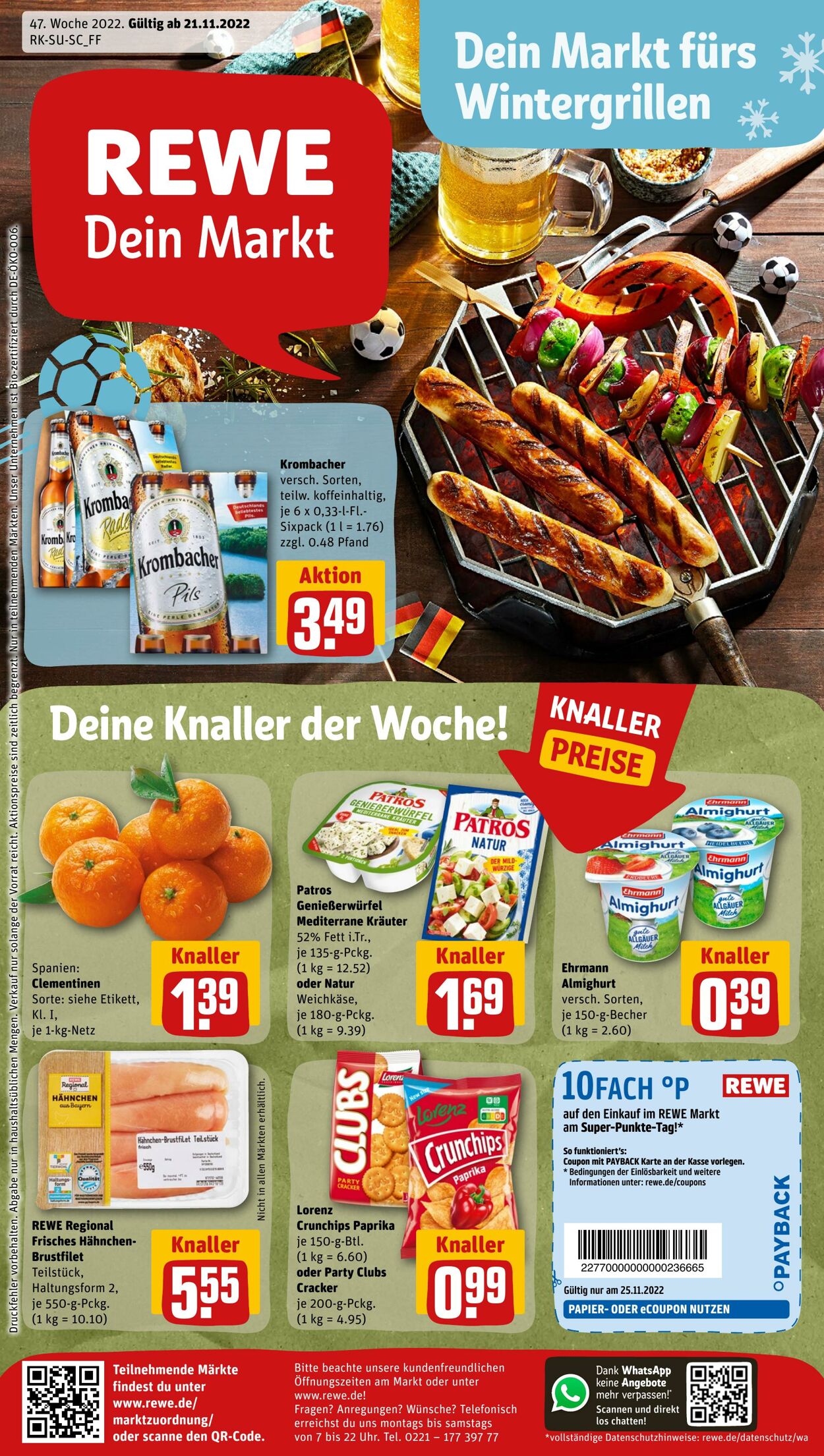 Prospekt Rewe 21.11.2022 - 26.11.2022