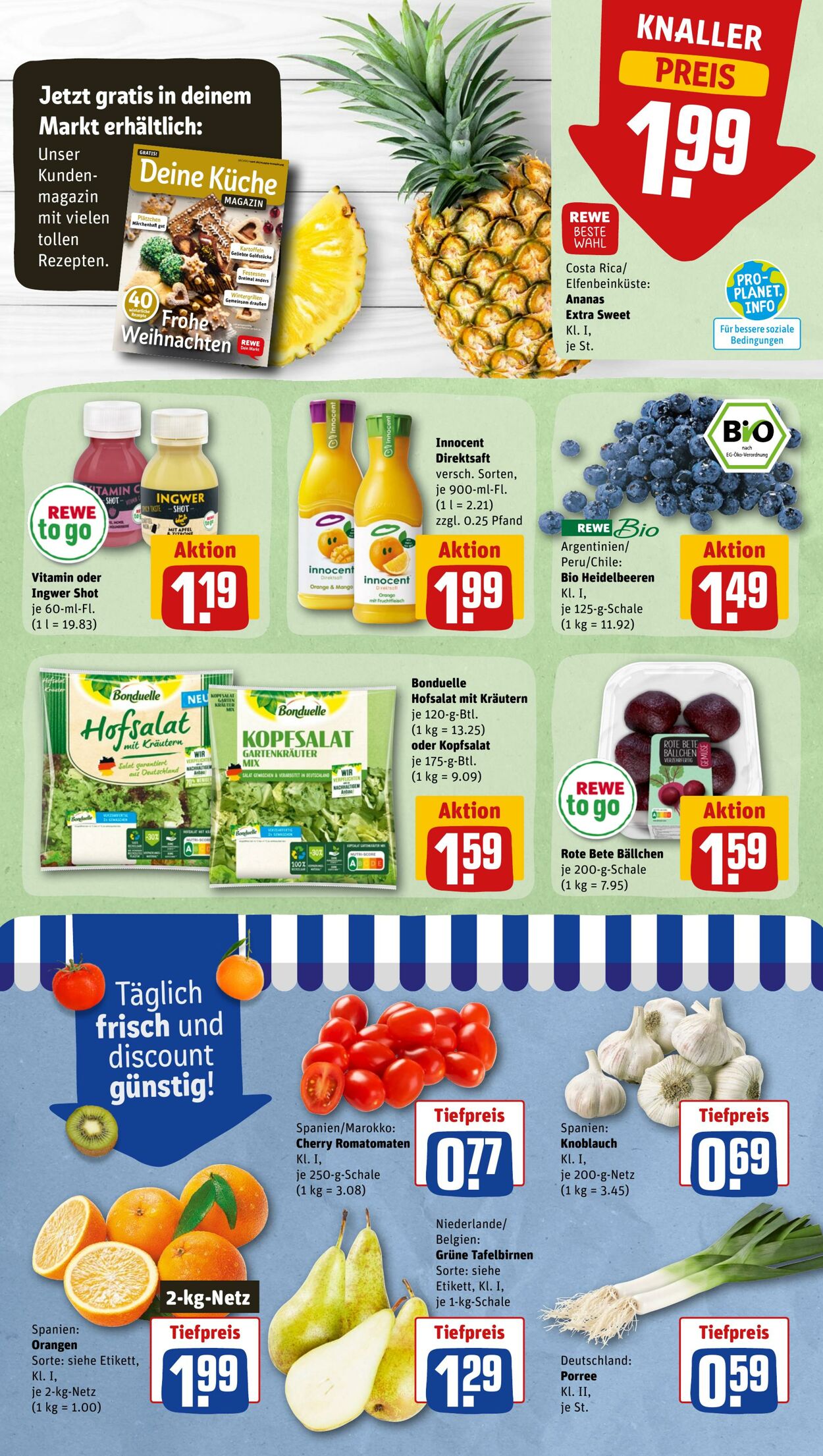 Prospekt Rewe 21.11.2022 - 26.11.2022