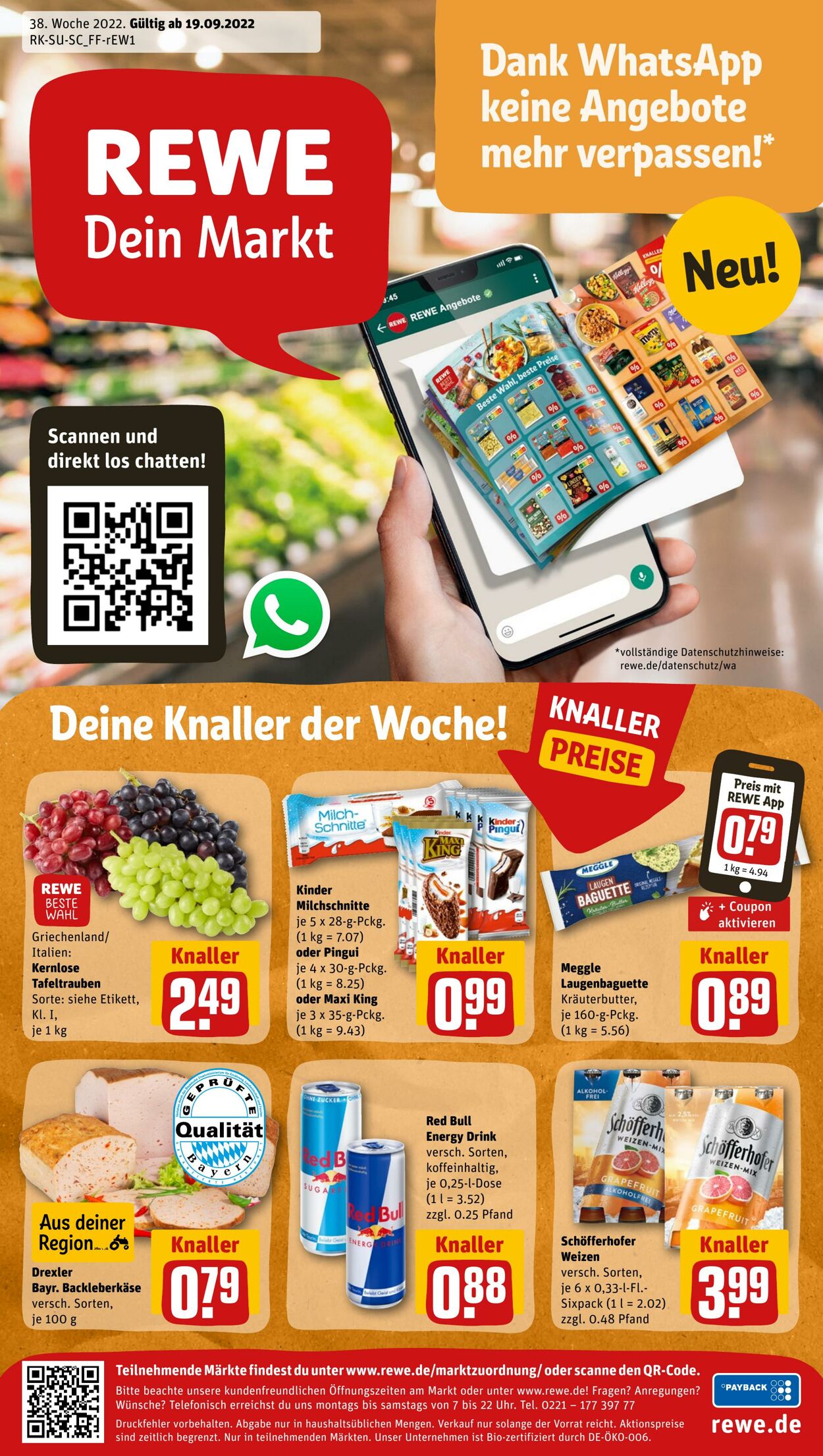 Prospekt Rewe 19.09.2022 - 24.09.2022