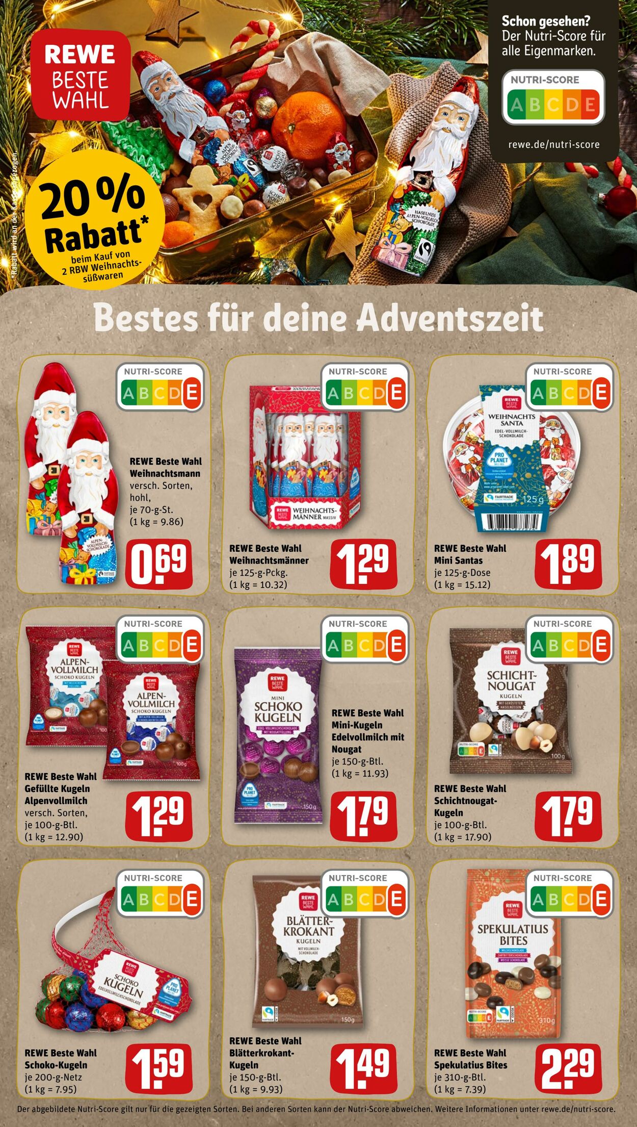 Prospekt Rewe 28.11.2022 - 03.12.2022