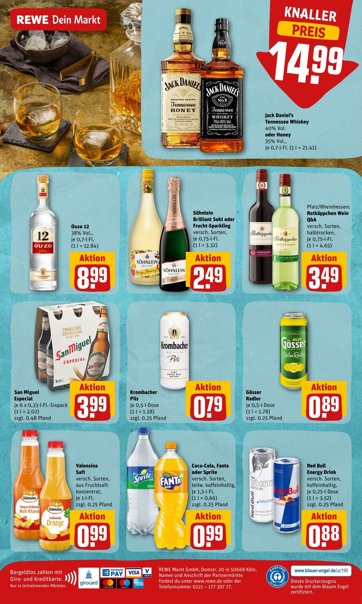 Prospekt Rewe 18.07.2022 - 23.07.2022