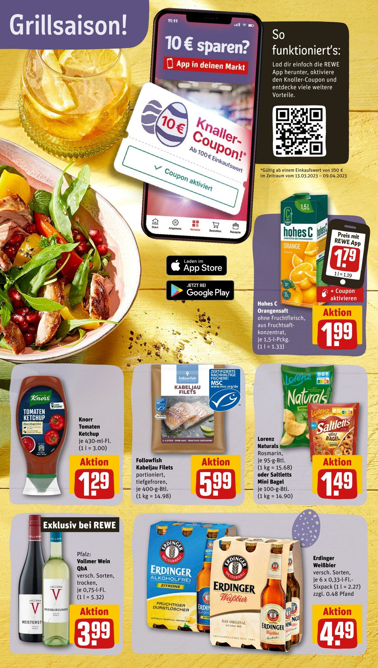 Prospekt Rewe 20.03.2023 - 25.03.2023