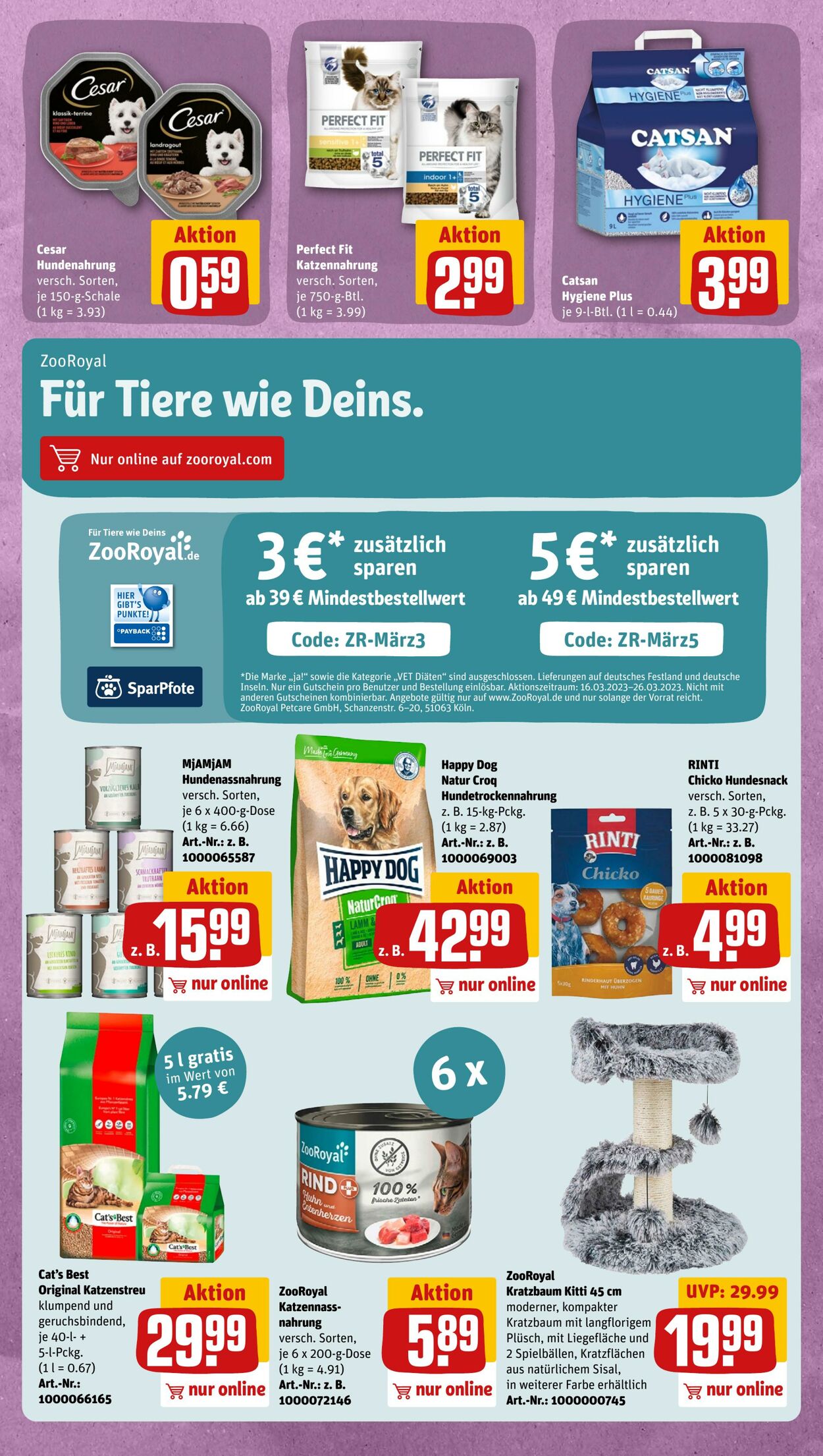 Prospekt Rewe 20.03.2023 - 25.03.2023