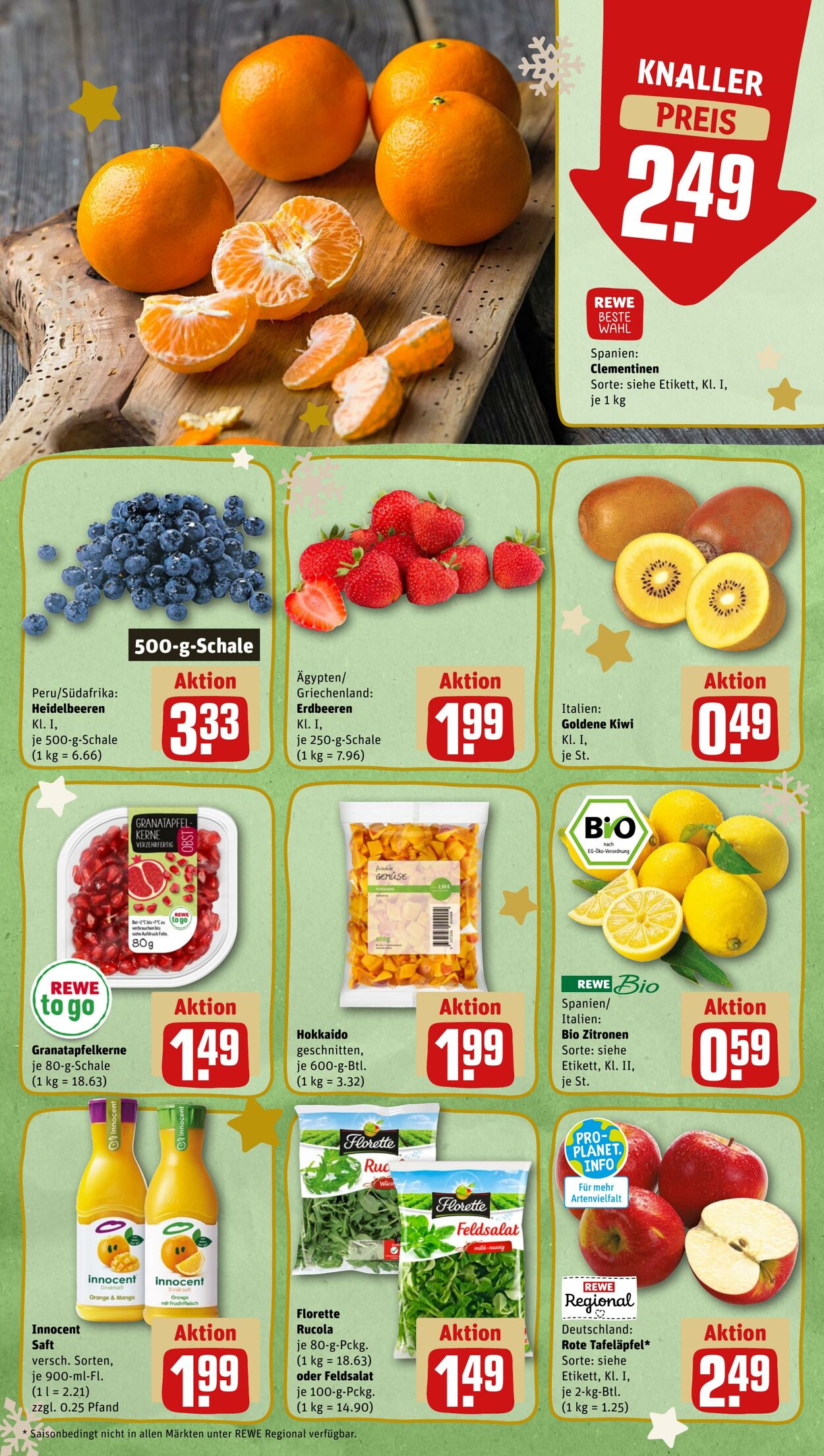 Prospekt Rewe 19.12.2022 - 24.12.2022