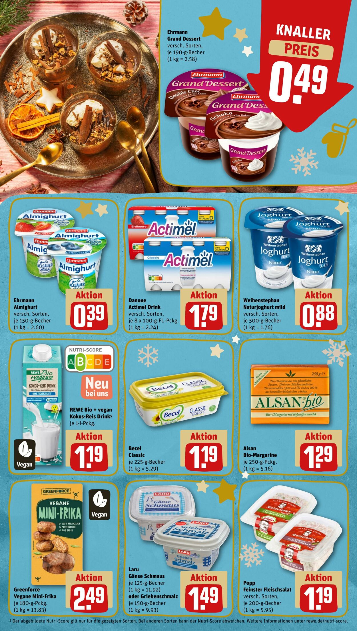 Prospekt Rewe 19.12.2022 - 24.12.2022