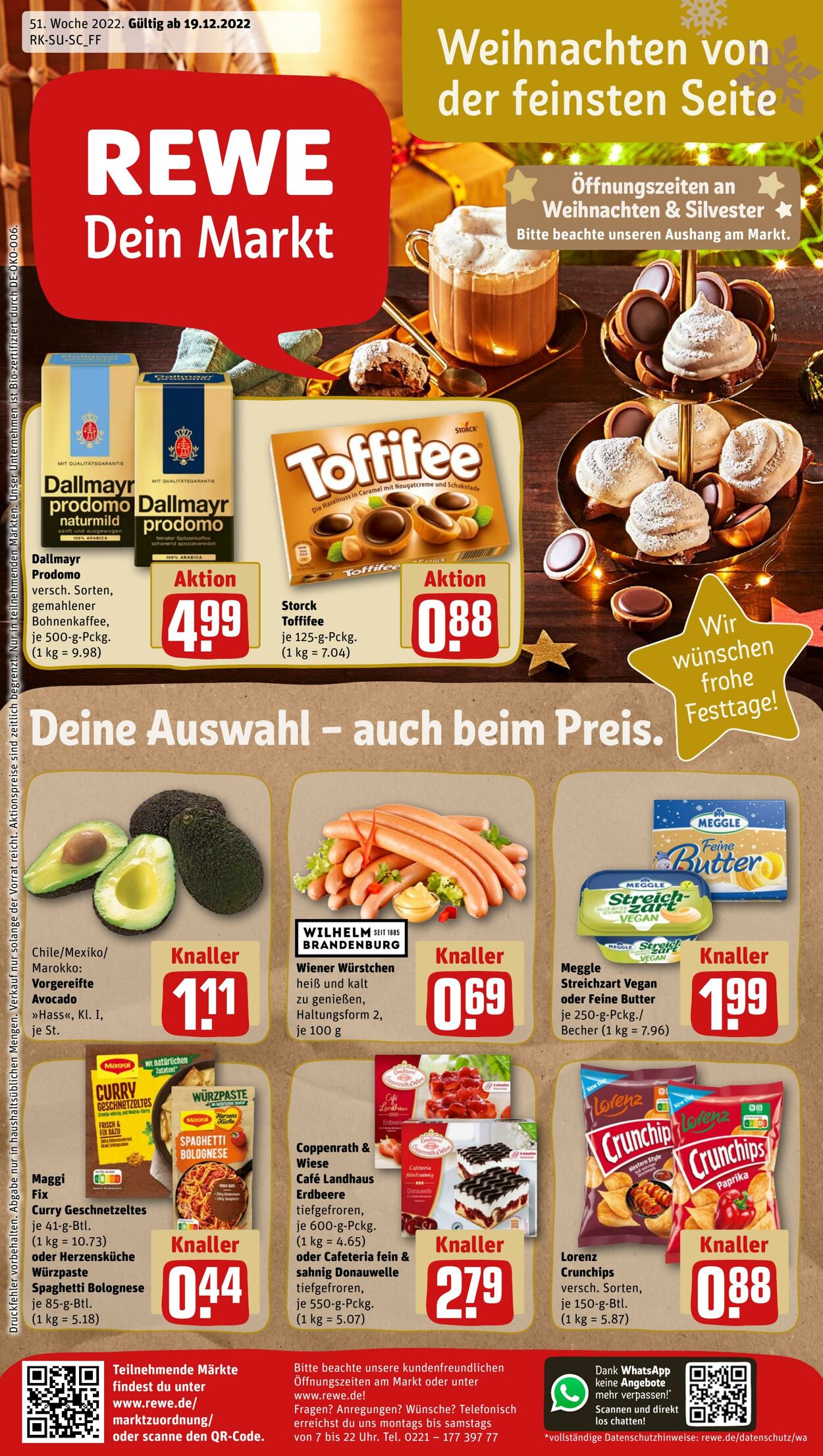 Prospekt Rewe 19.12.2022 - 24.12.2022