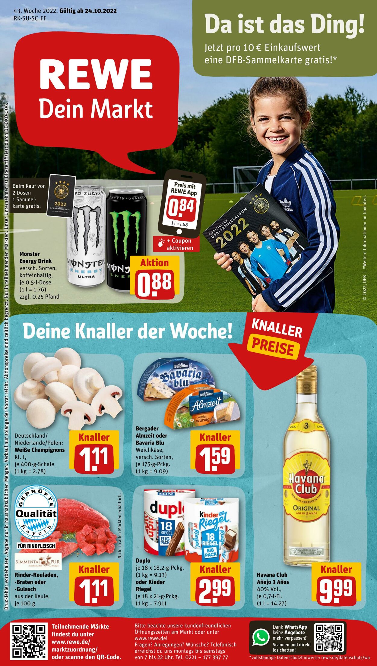 Prospekt Rewe 24.10.2022 - 29.10.2022