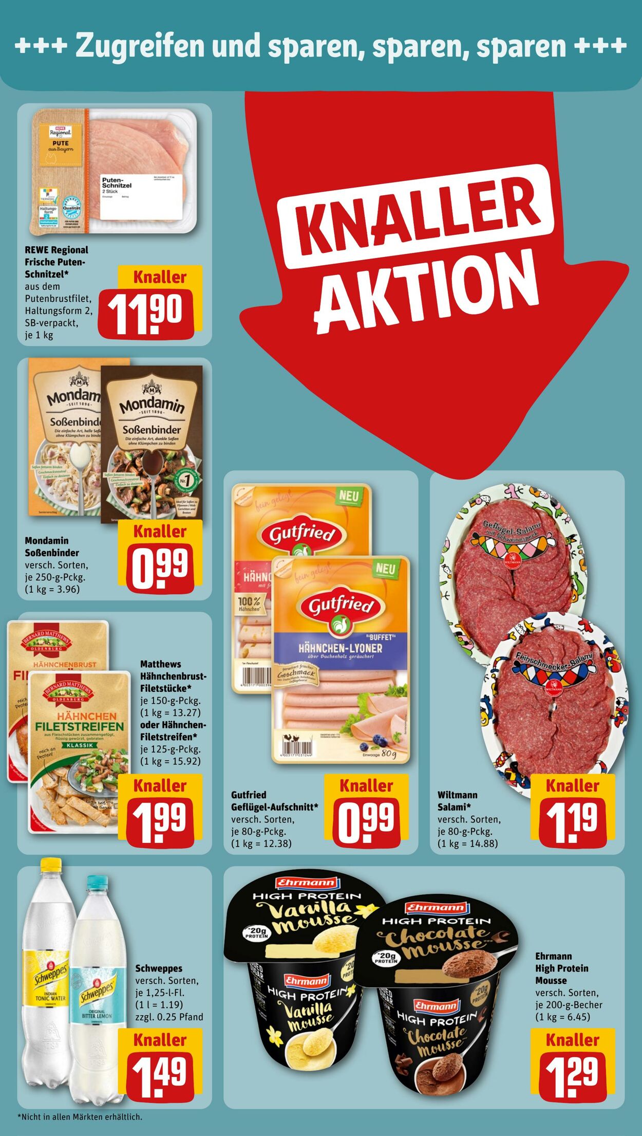 Prospekt Rewe 21.08.2023 - 26.08.2023