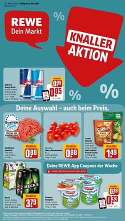 Prospekt Rewe 21.08.2023 - 26.08.2023