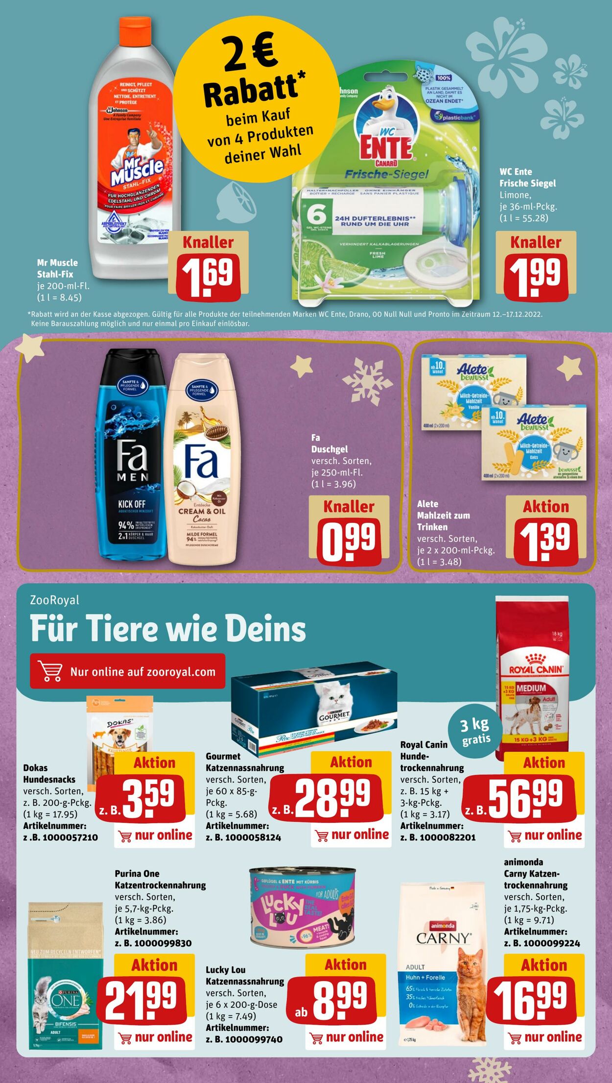 Prospekt Rewe 12.12.2022 - 17.12.2022