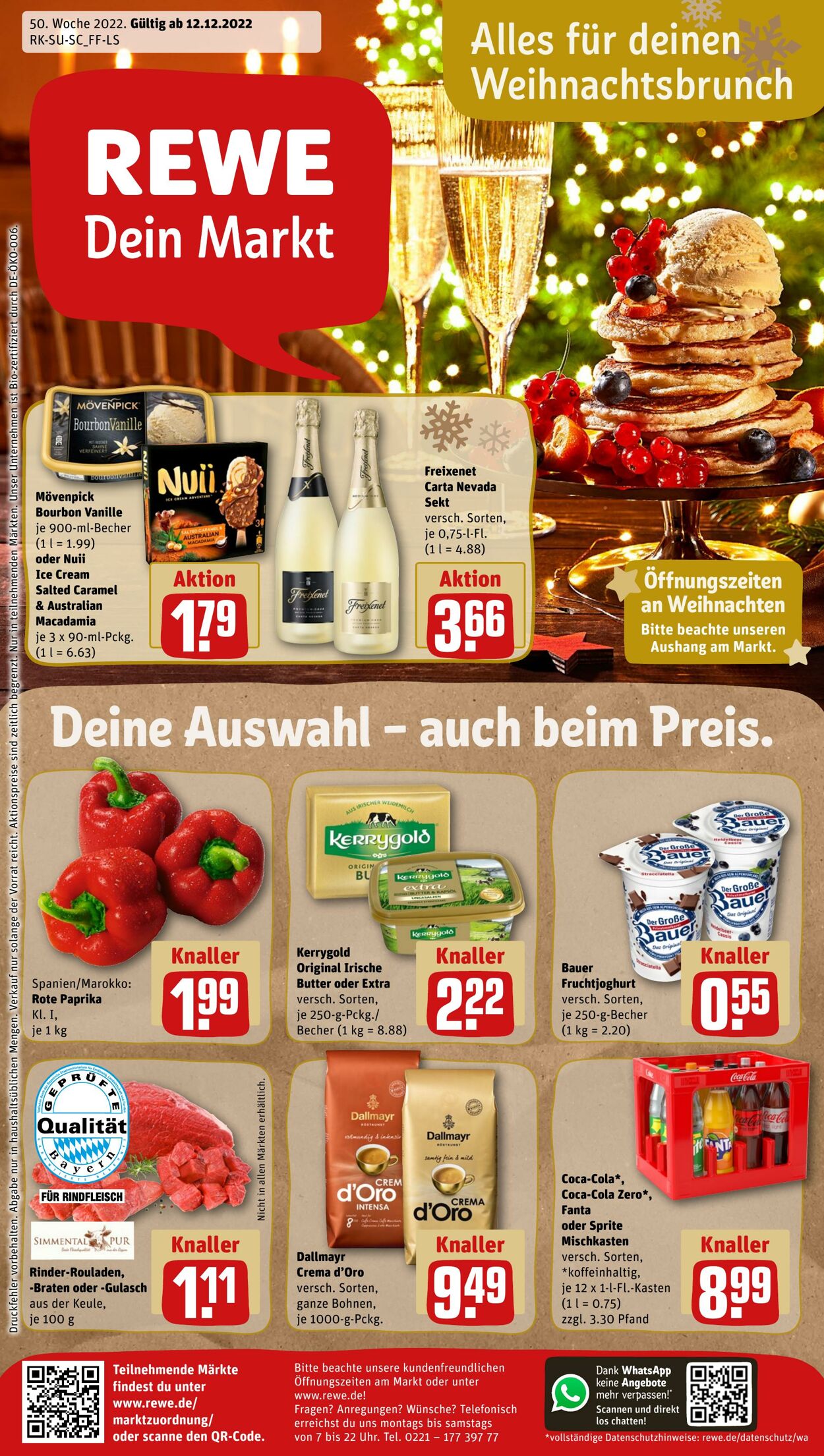 Prospekt Rewe 12.12.2022 - 17.12.2022