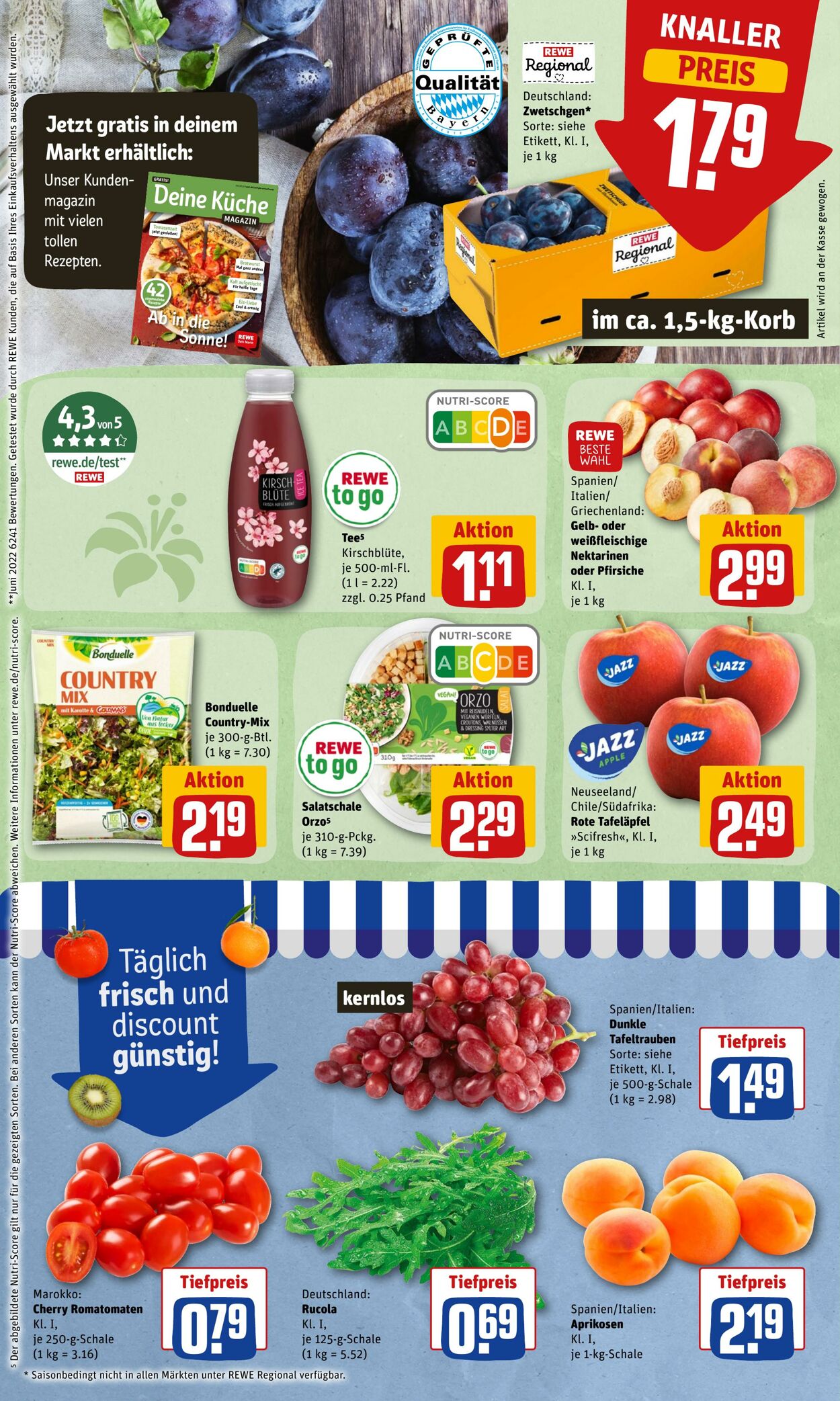 Prospekt Rewe 25.07.2022 - 30.07.2022