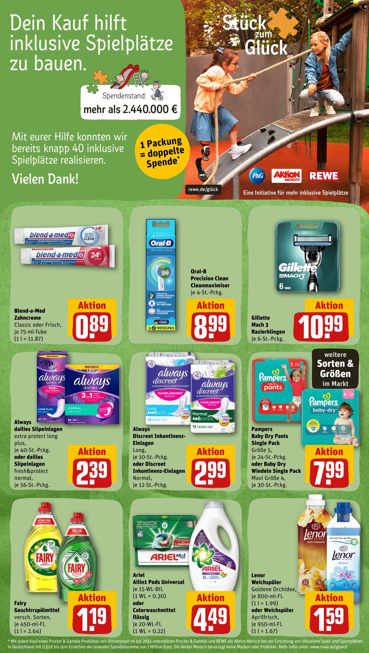 Prospekt Rewe 03.04.2023 - 08.04.2023