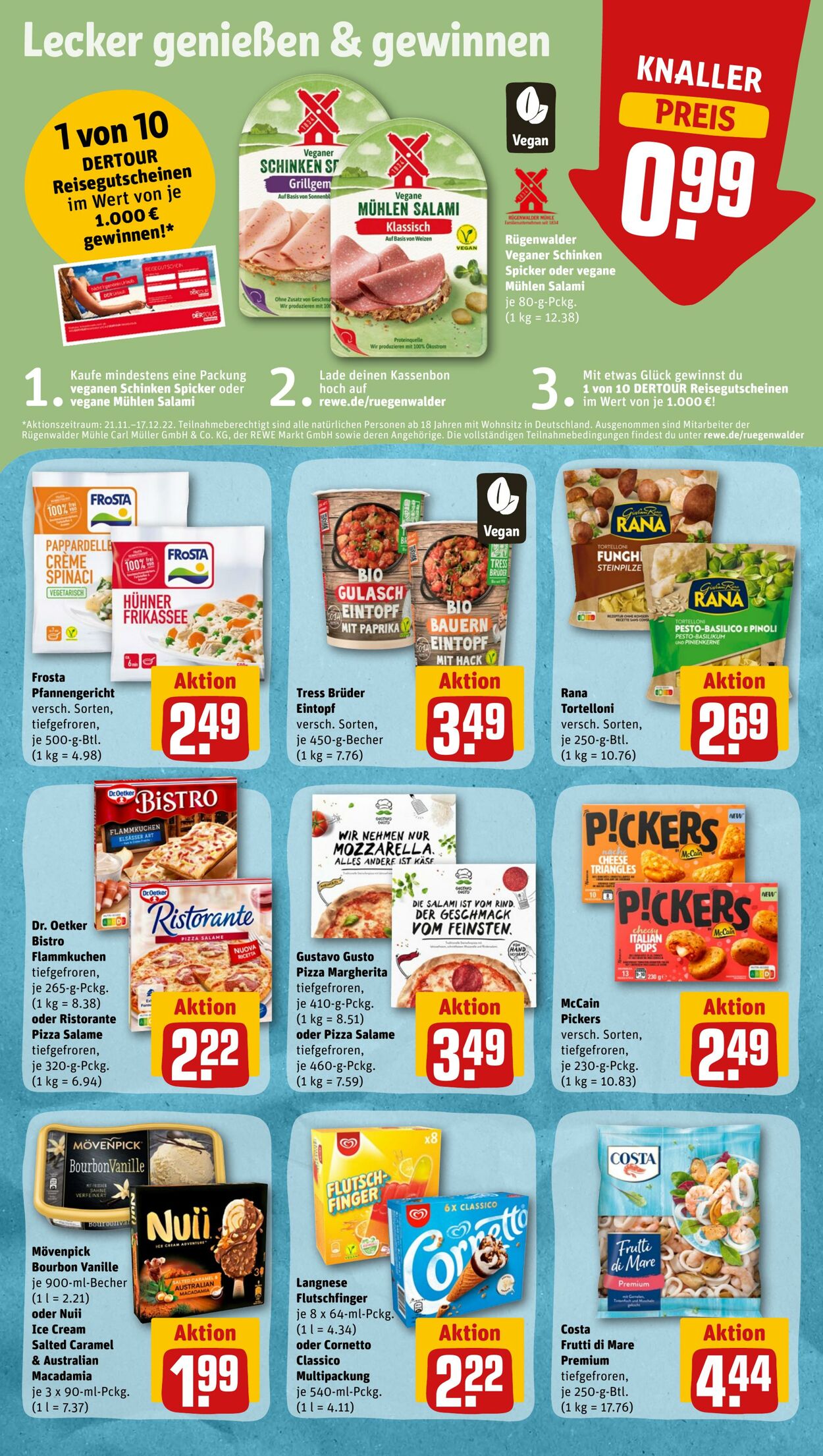 Prospekt Rewe 21.11.2022 - 26.11.2022