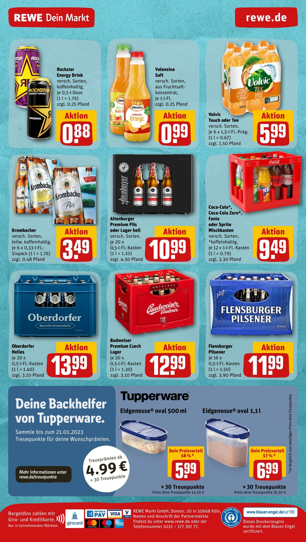 Prospekt Rewe 21.11.2022 - 26.11.2022