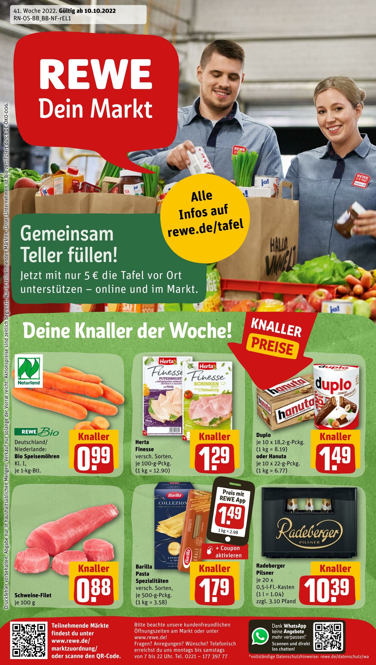 Prospekt Rewe 10.10.2022 - 15.10.2022