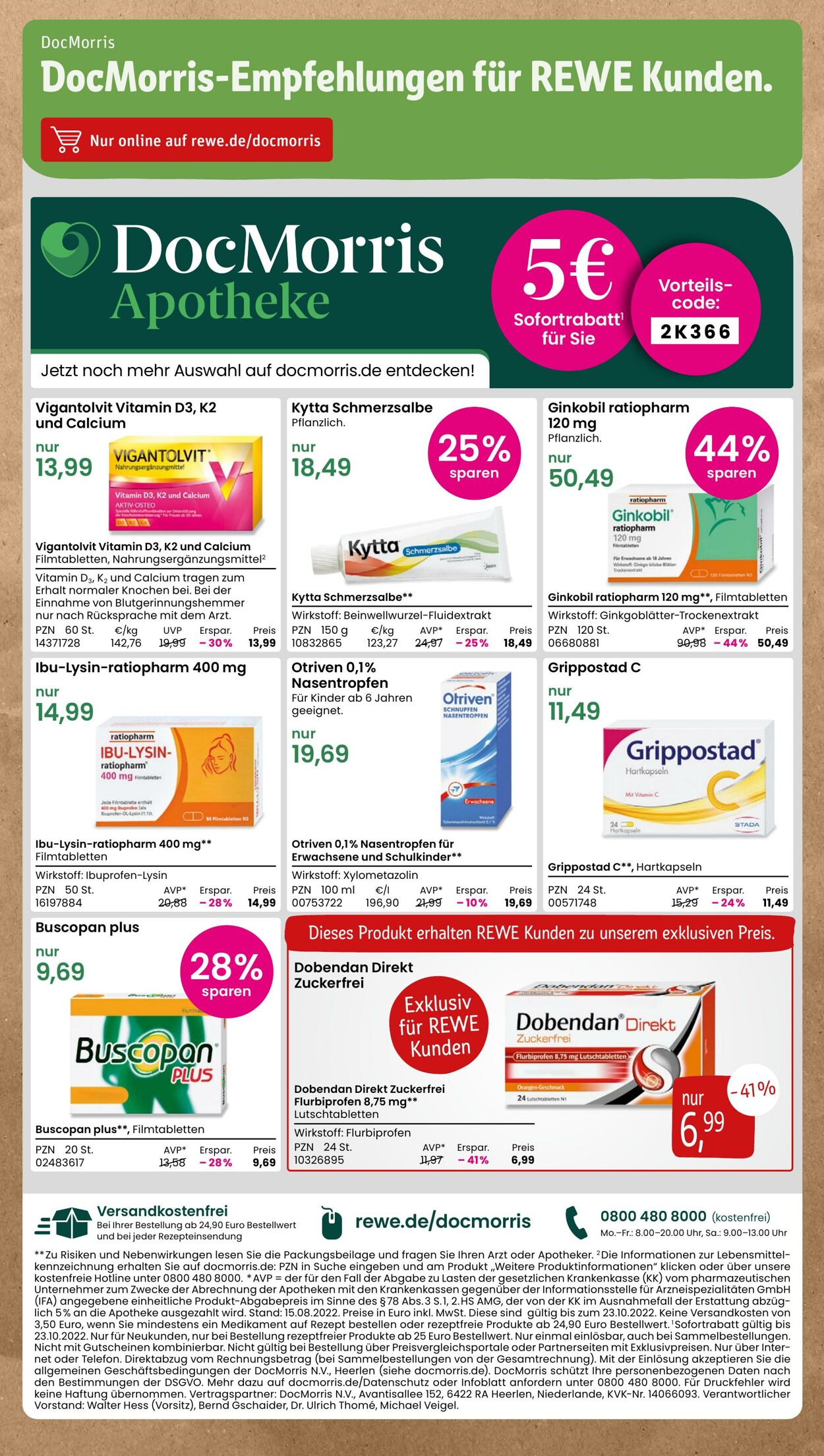 Prospekt Rewe 10.10.2022 - 15.10.2022