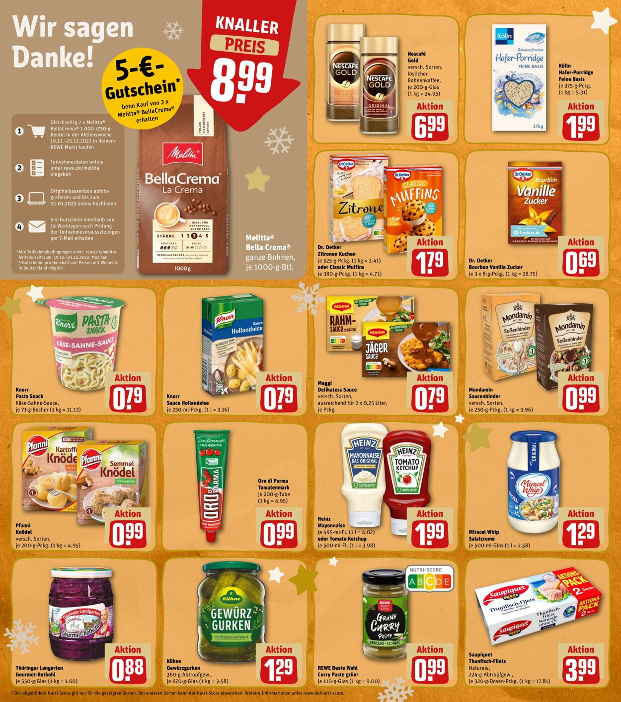 Prospekt Rewe 19.12.2022 - 24.12.2022